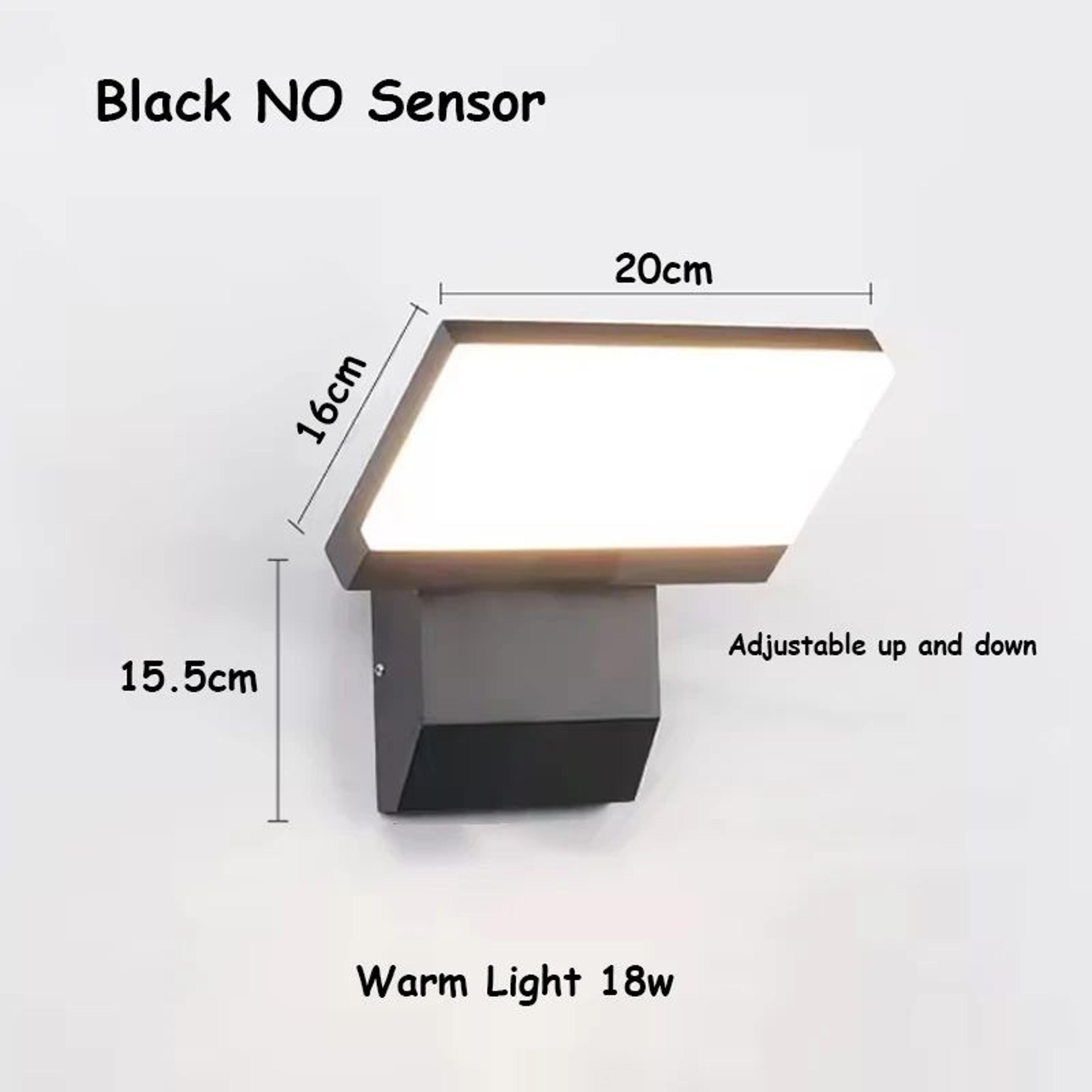 Foldable LED Motion Sensor Outdoor Wall Light  18W IP65 Waterproof Security Sconce 7
