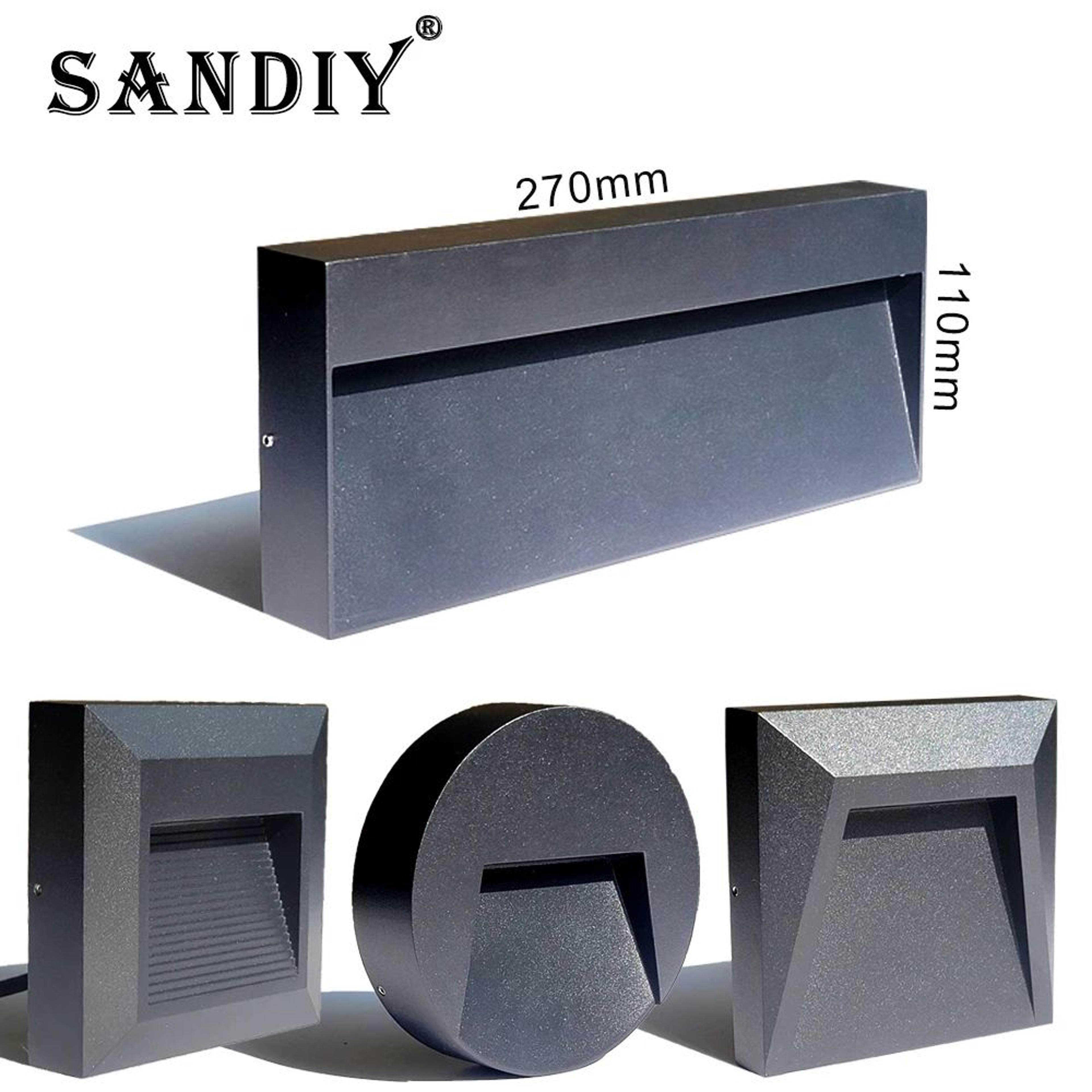 Universal Waterproof Outdoor LED Surface Mounted Wall Light  12V 220V Garage  Entrance Lamp 0