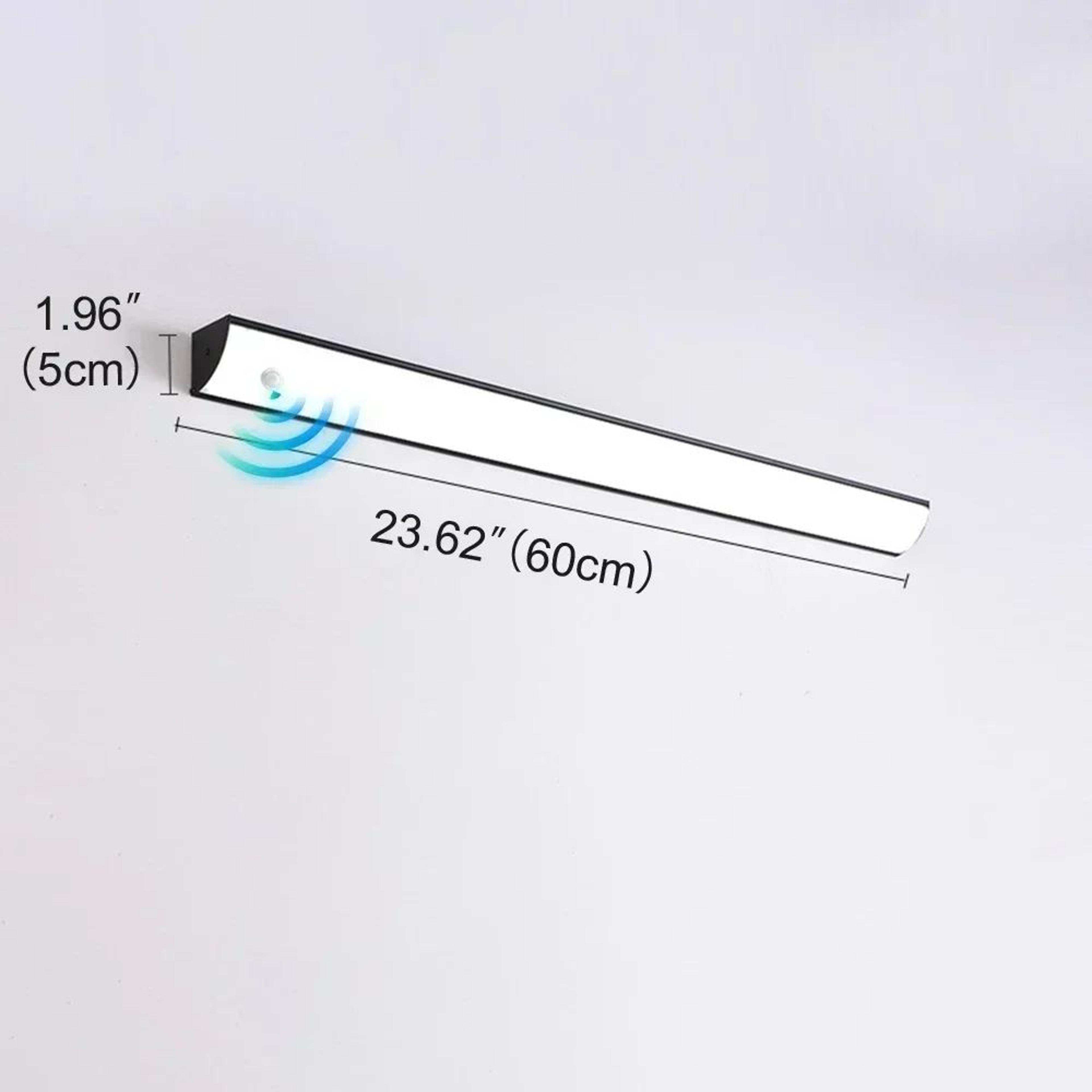 Minimalist Long Strip Outdoor Wall Light With Motion Sensor  Waterproof LED Garden Sconce 8