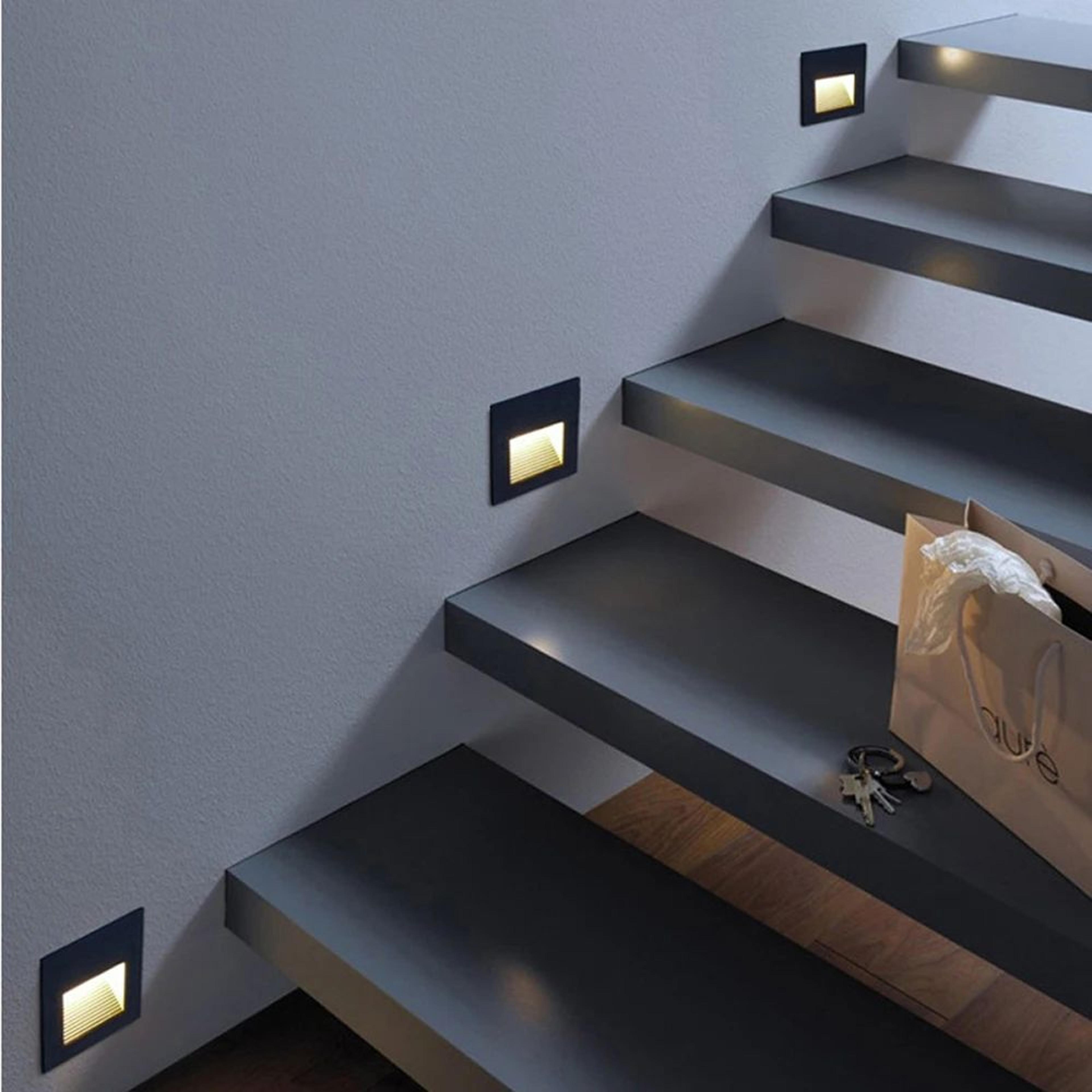 Modern Recessed LED Stair  Pathway Wall Light  Waterproof Aluminum Outdoor Footlight 10