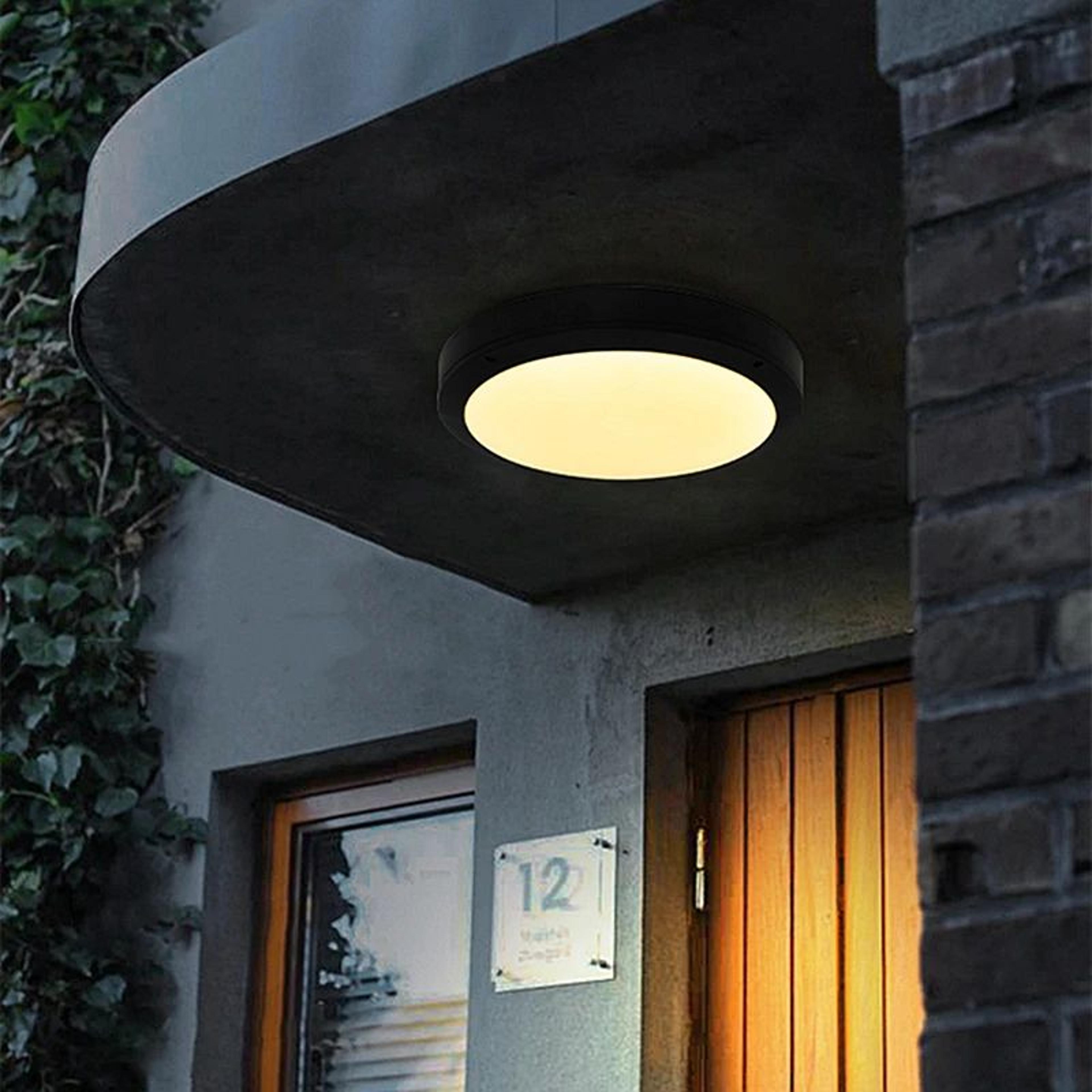 AquaGlow 1620W Waterproof LED Ceiling Light  Round  Oval Outdoor Surface Mount 4