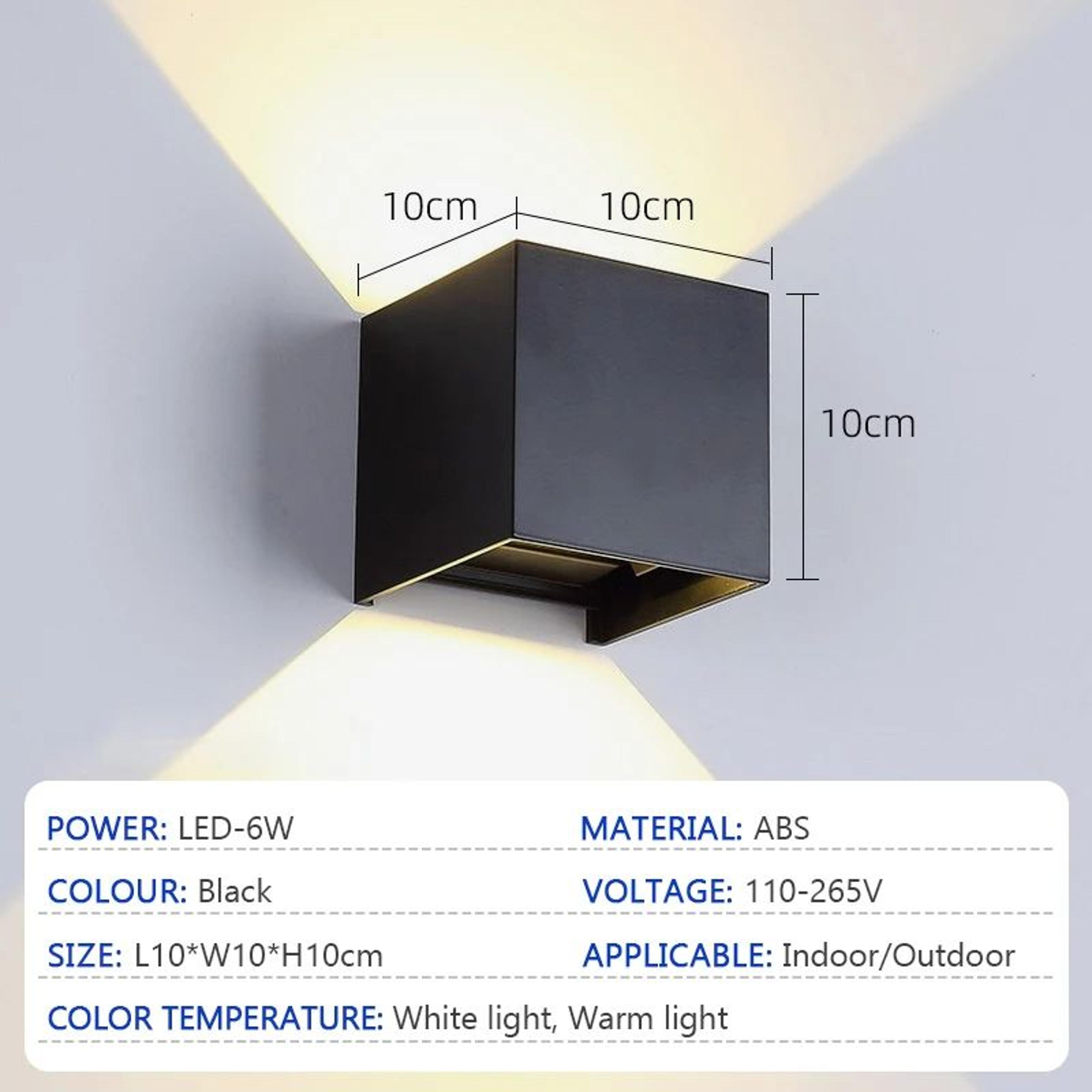 AeroLite 6W IP65 LED Wall Lamp  Waterproof Indoor  Outdoor Decorative Sconce 8