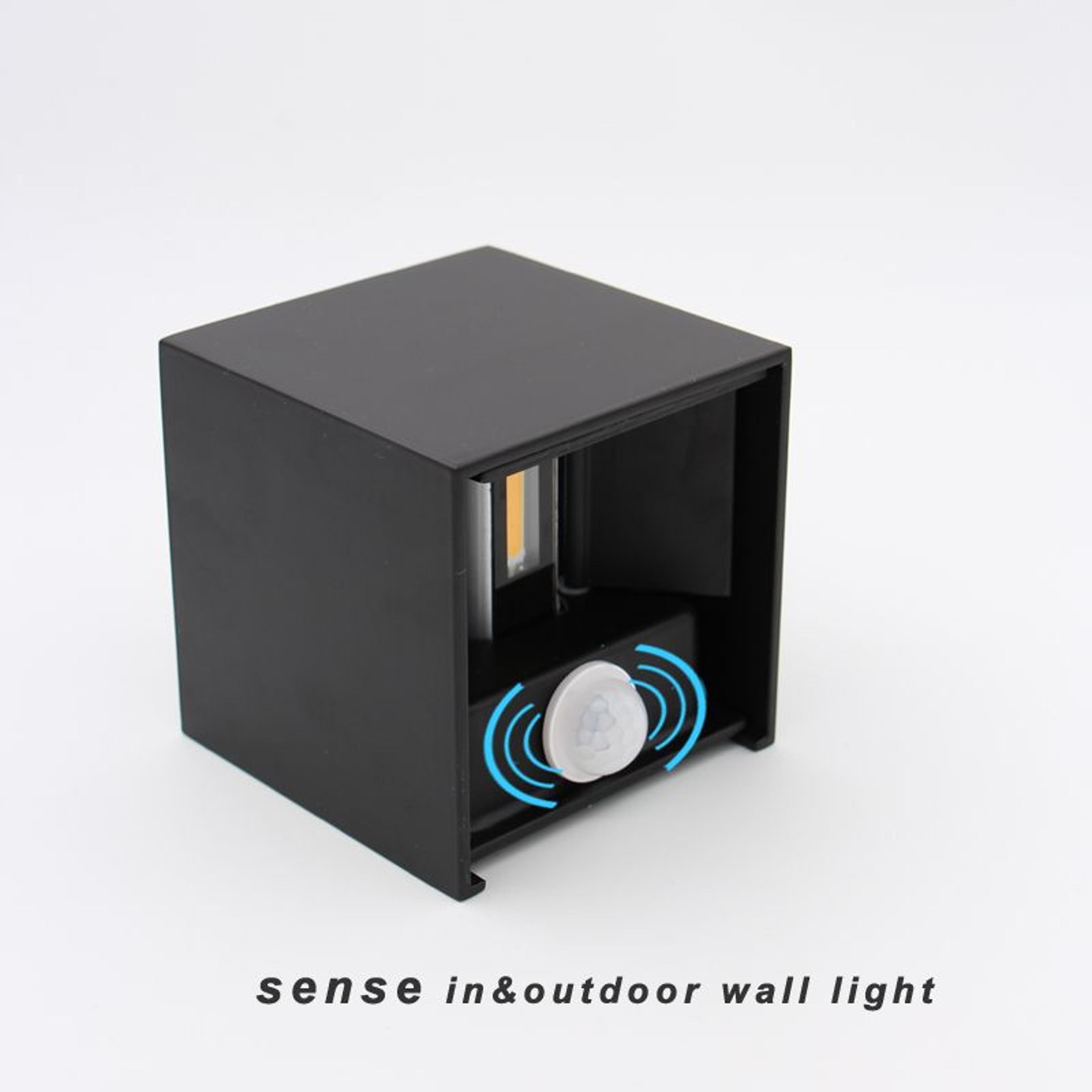 SecureGlow IP65 Motion Sensor LED Wall Lamp  6W12W Outdoor Sconce Light 6