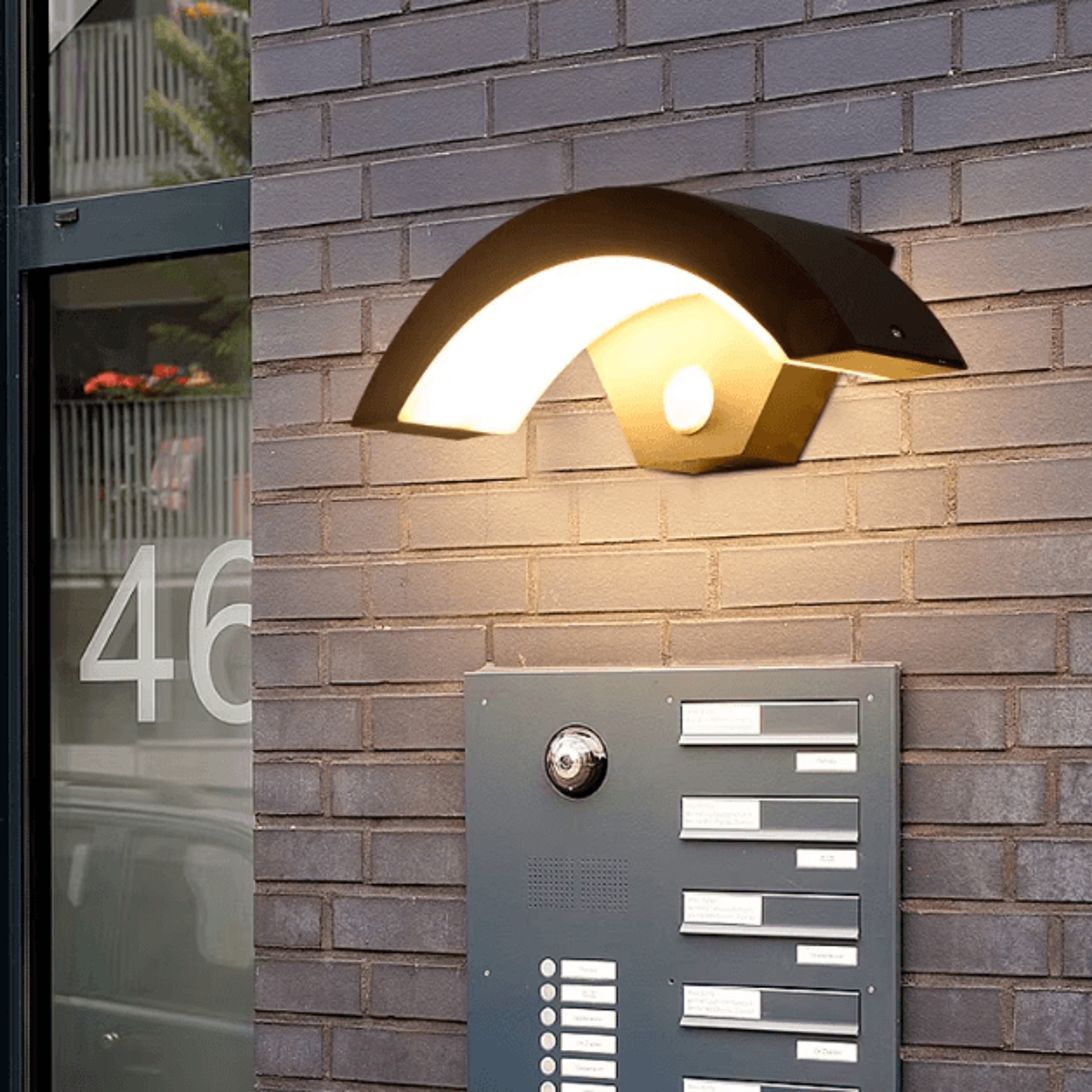 Smart PIR Motion Sensor Outdoor Wall Light  IP65 Waterproof LED Porch  Garden Lamp 0