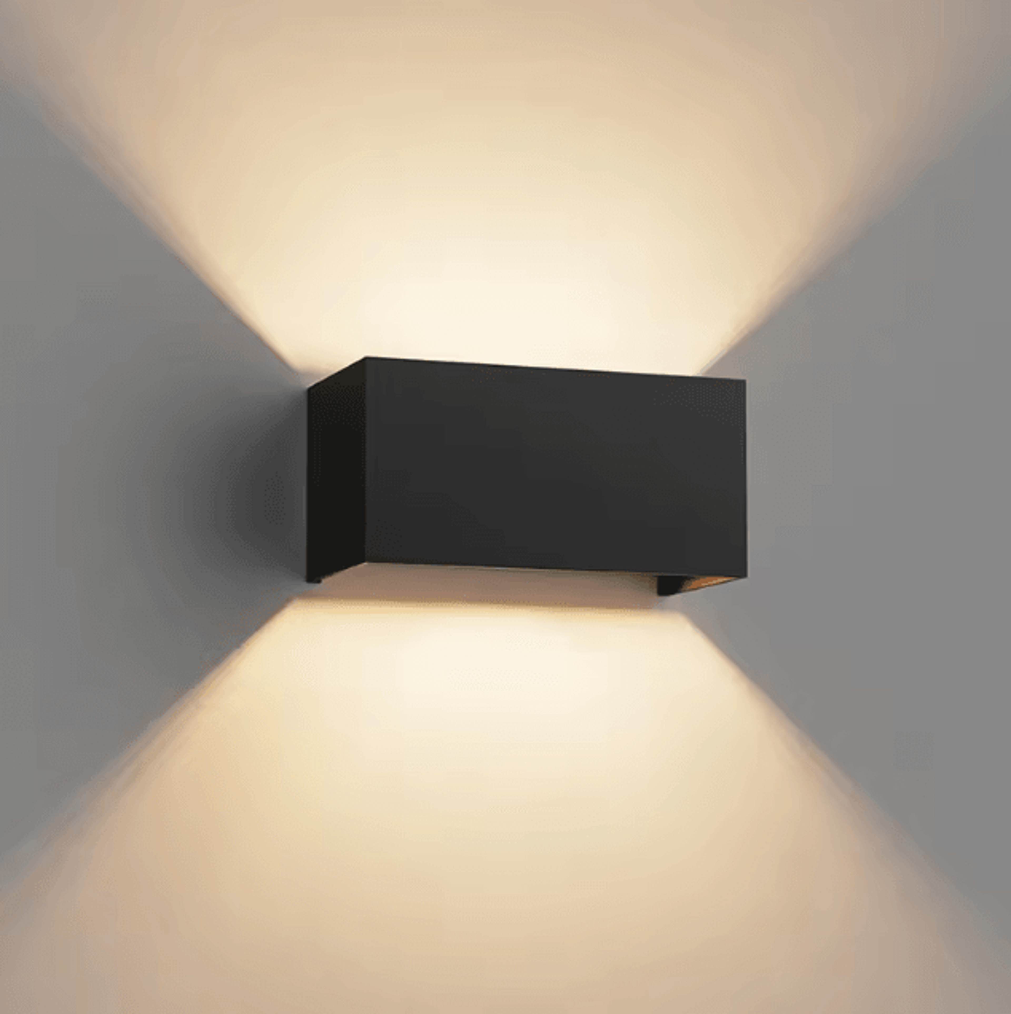 modern aluminum led wall lamp – ip65 waterproof indoor & outdoor porch light (12w/24w)