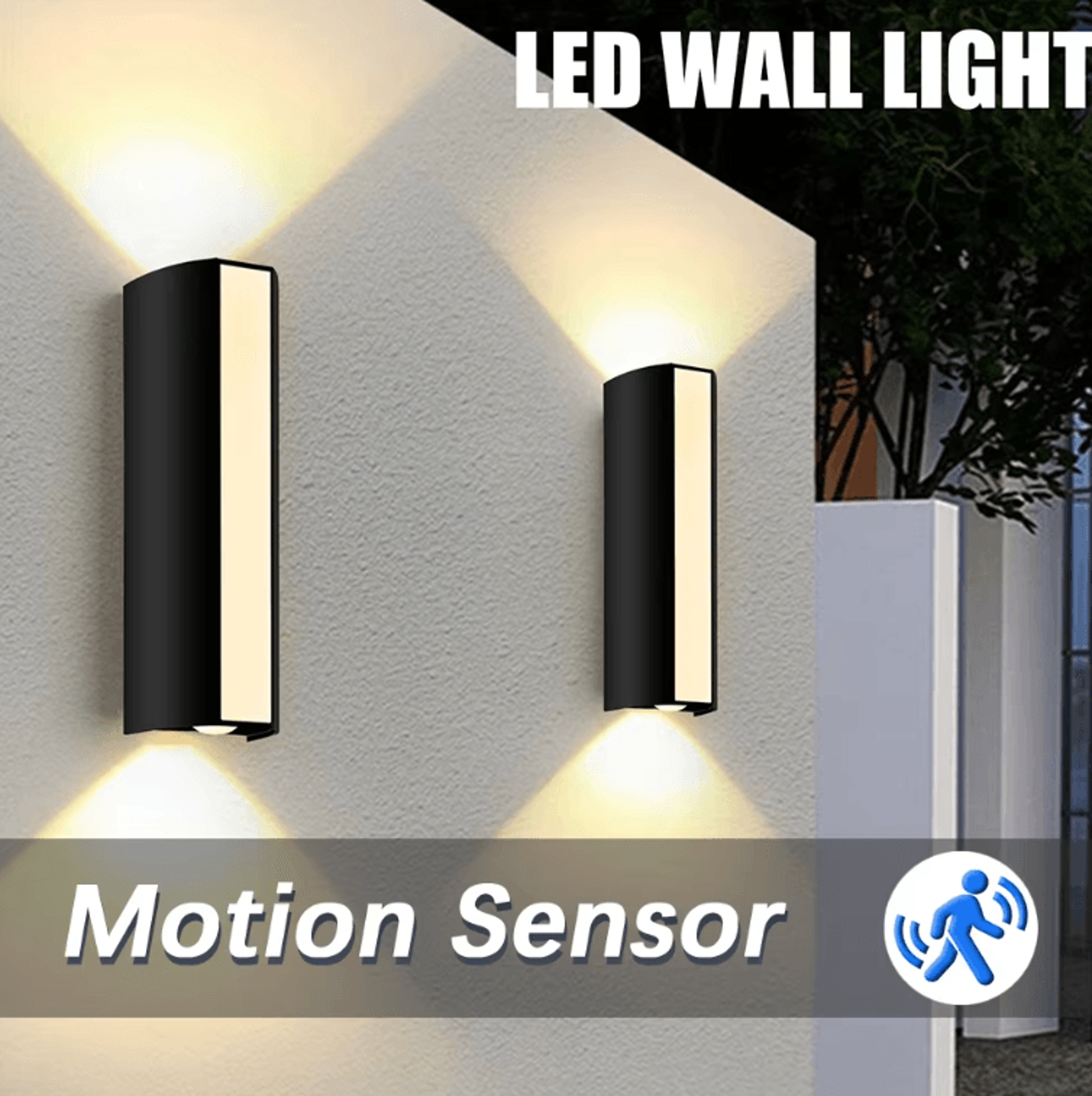 Modern Up  Down LED Wall Lamp  10W Waterproof Indoor  Outdoor Porch Light 0