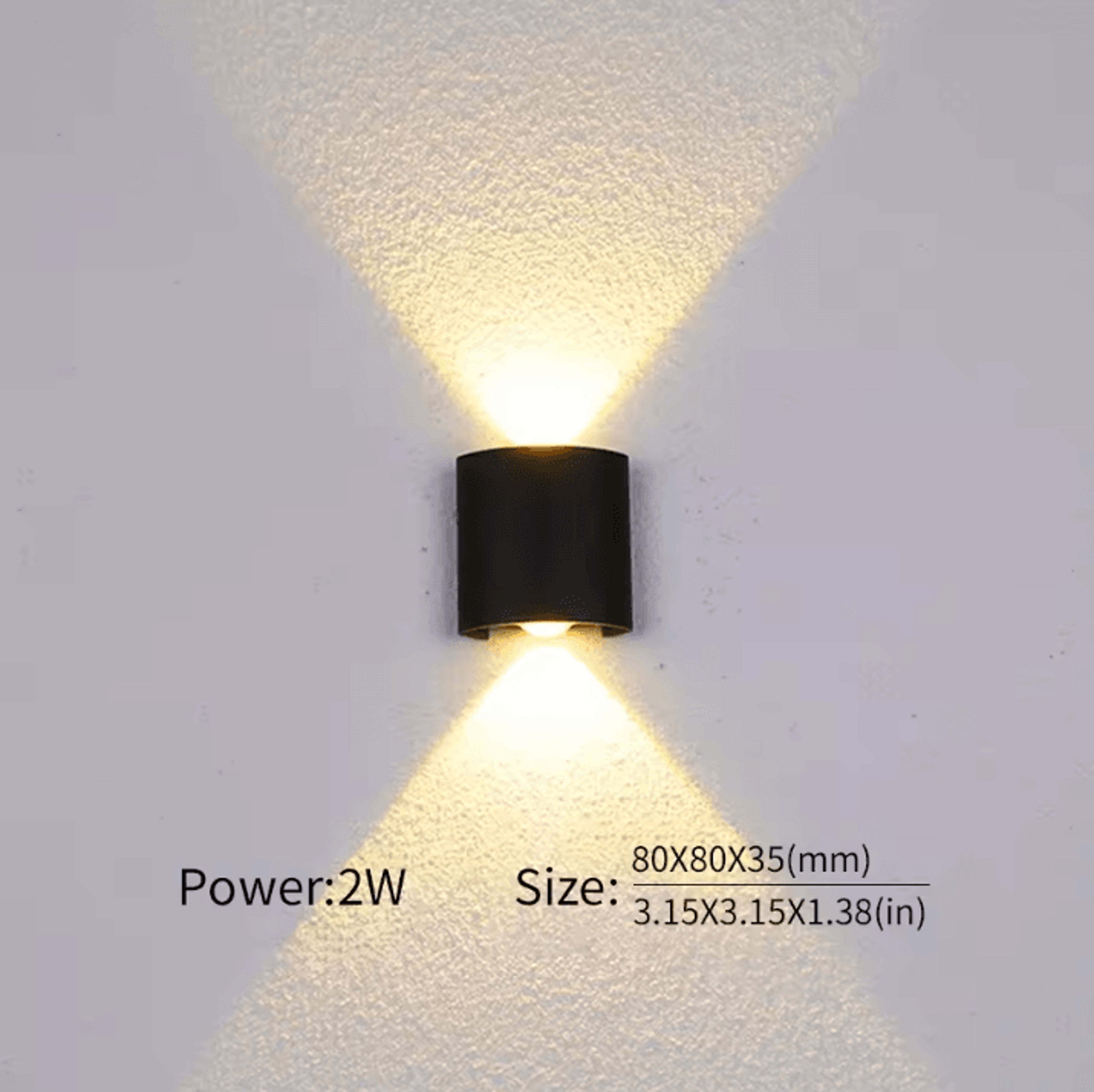 Modern Nordic Up  Down LED Wall Lamp  Minimalist Indoor Bedroom  Corridor Sconce 7