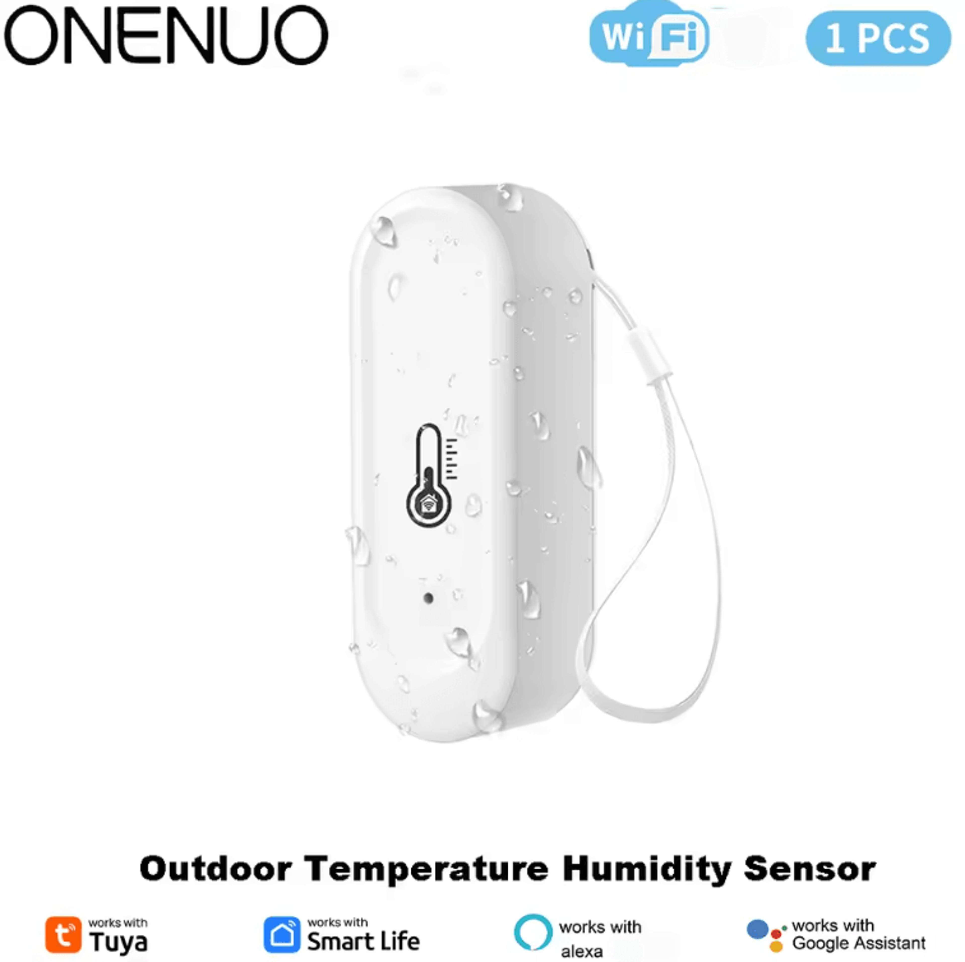Tuya Smart WiFiZigbee Outdoor Temperature  Humidity Sensor  IP65 Waterproof Smart Climate Monitor F 3