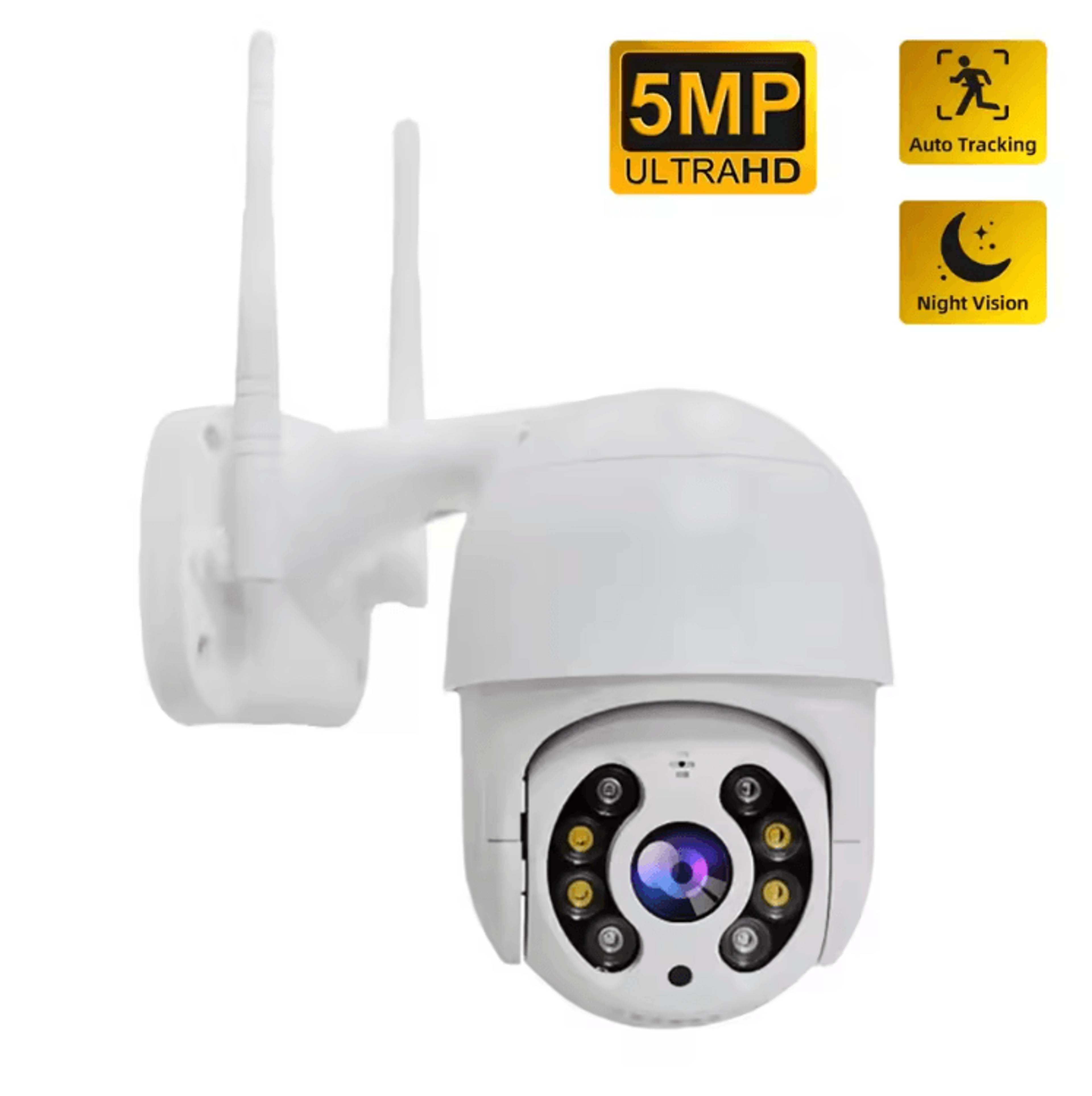 8MP 4K Wireless PTZ Security Camera  AI AutoTracking WiFi Outdoor CCTV With Color Night Vision 3