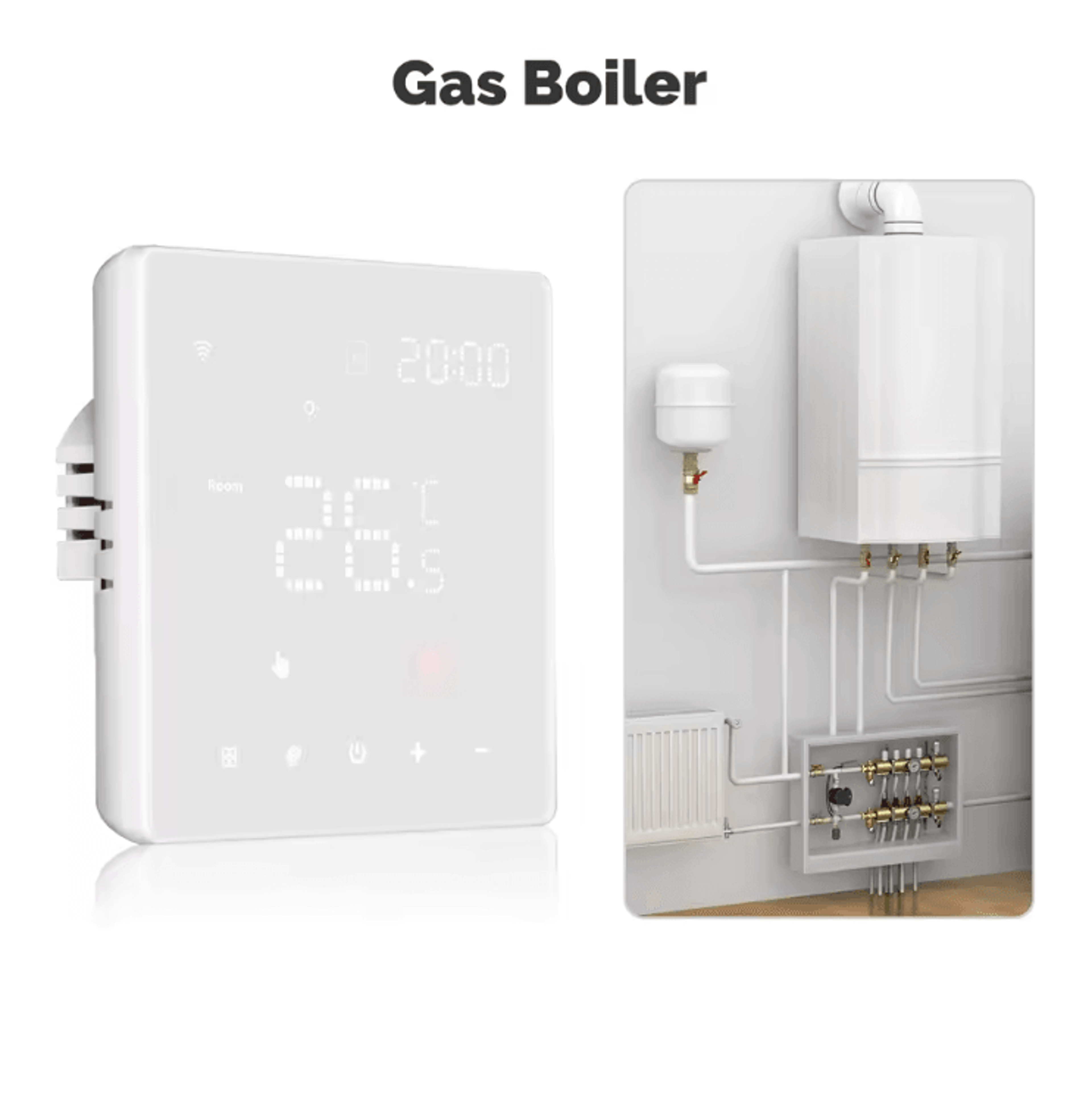 MOES Tuya WiFi Smart Thermostat  Programmable Boiler  Electric Heating Temperature Controller With  4