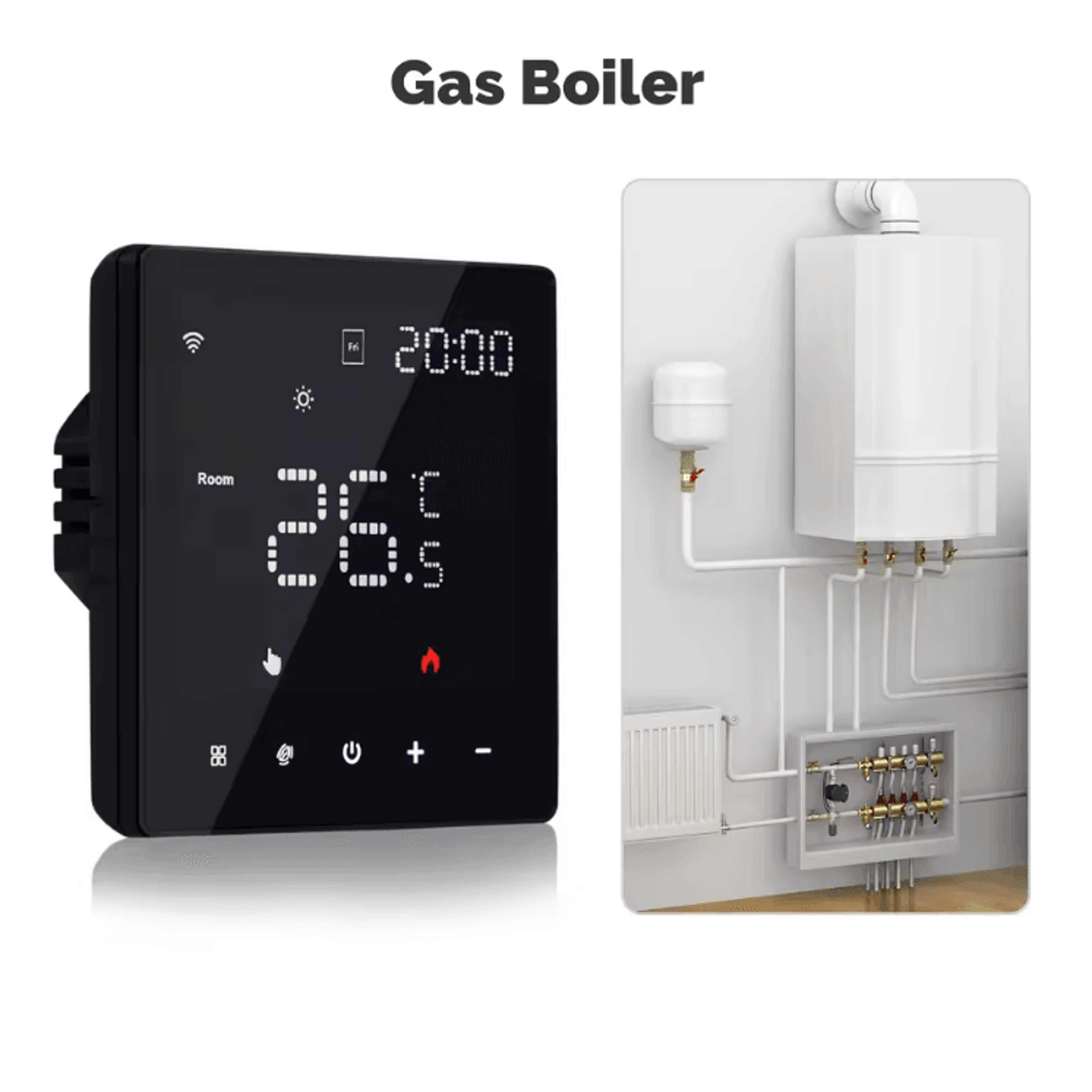MOES Tuya WiFi Smart Thermostat  Programmable Boiler  Electric Heating Temperature Controller With  7