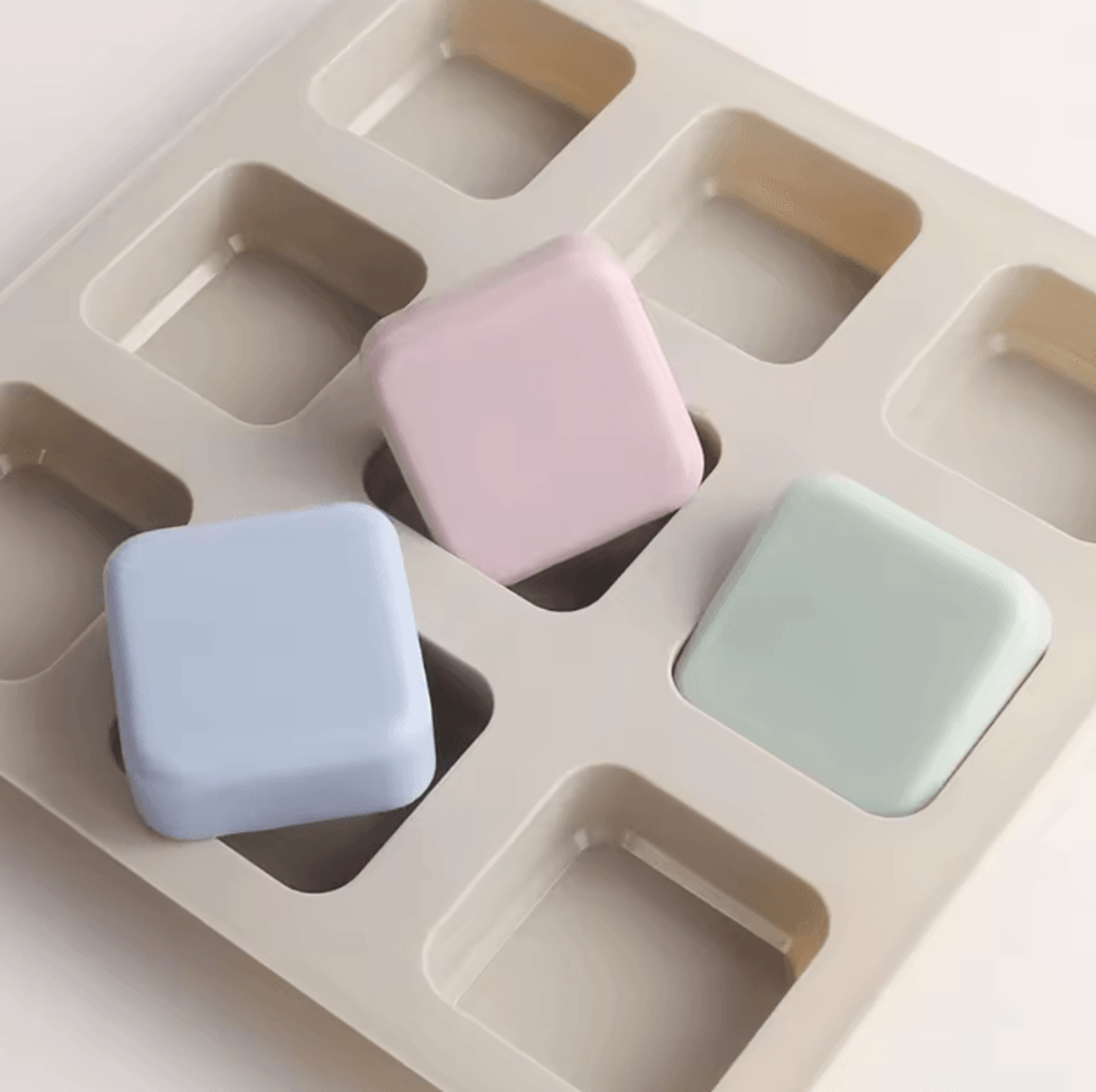 9 Cavity Round Silicone Mold For Soap Candle And DIY Craft Creations 1