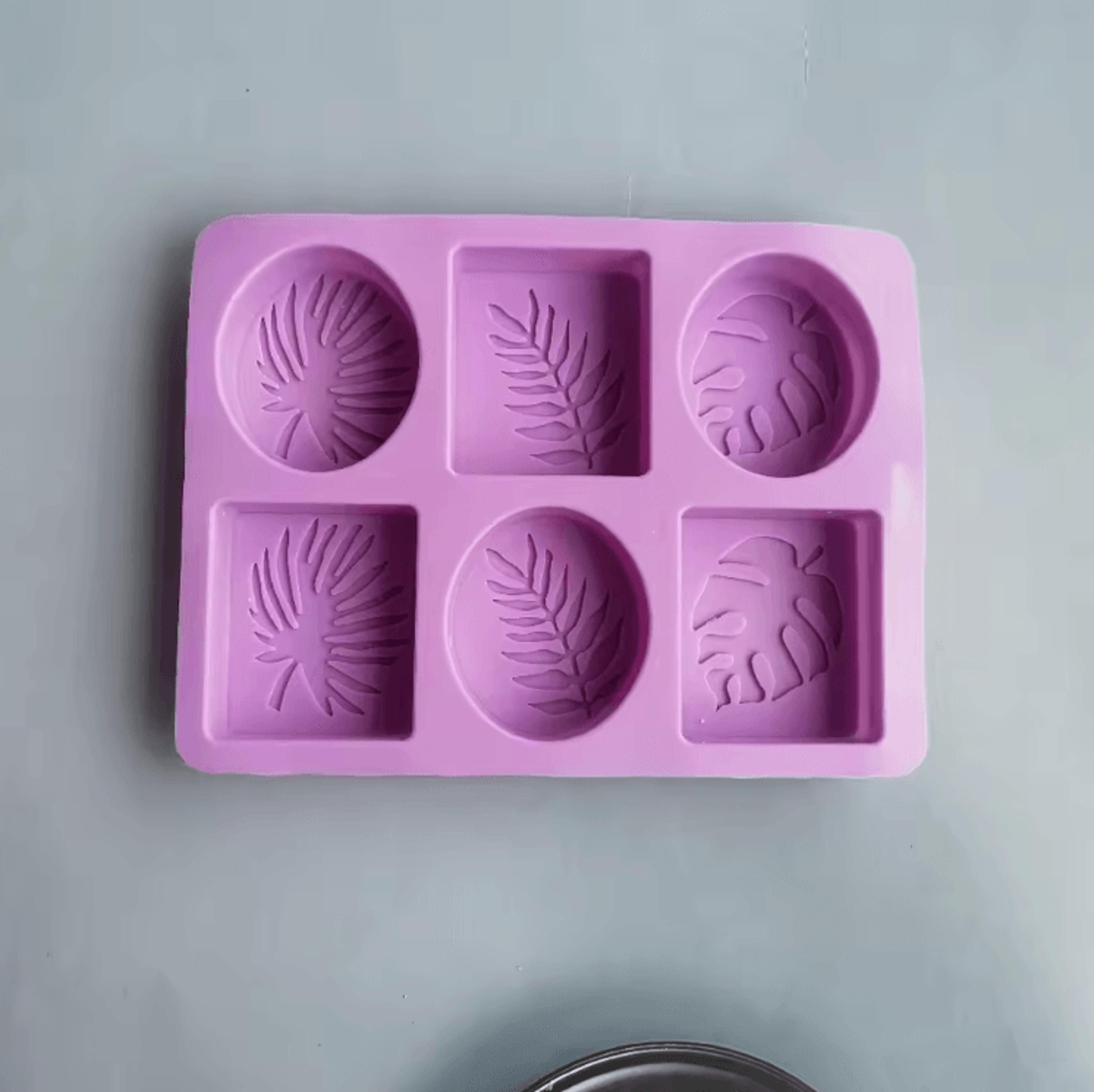 Oval Square Leaf Silicone Soap Mold For Handmade Soap Candle And DIY Crafts 1