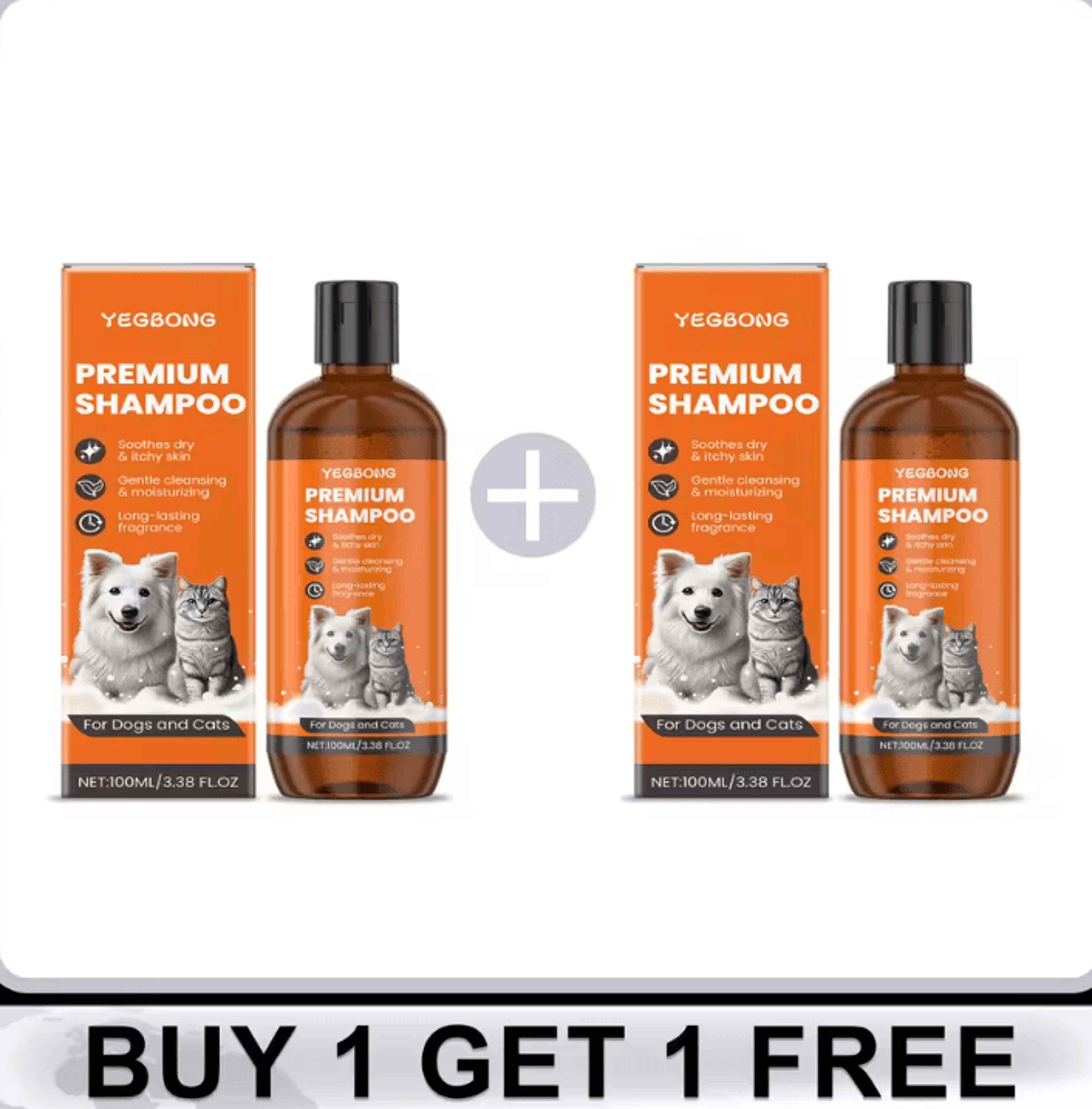Waterless Pet Shampoo Foam For Dogs And Cats Gentle Odor Control And Easy Cleaning 4