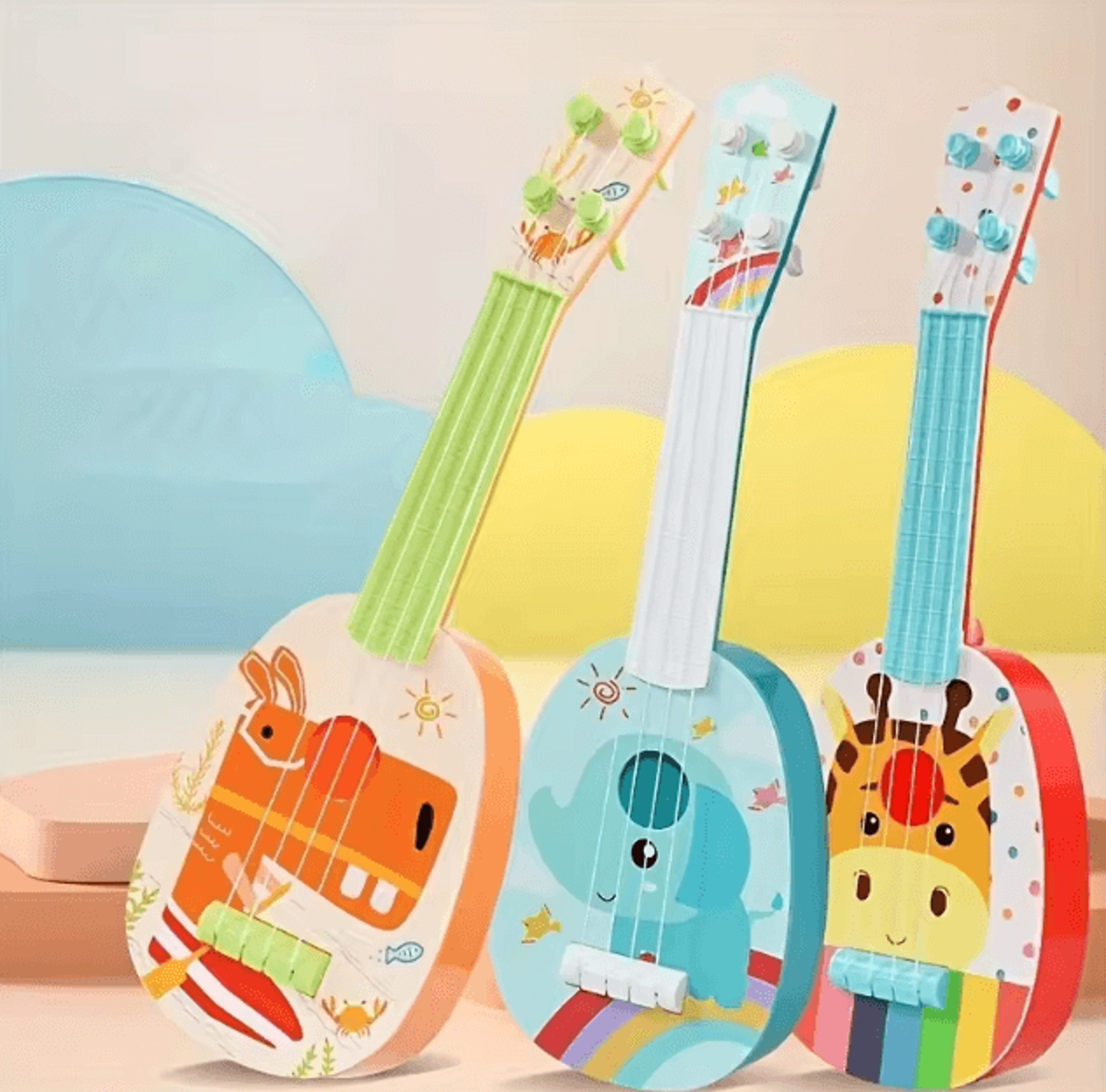 14-inch kids ukulele guitar toy – beginner musical instrument for toddler learning & play