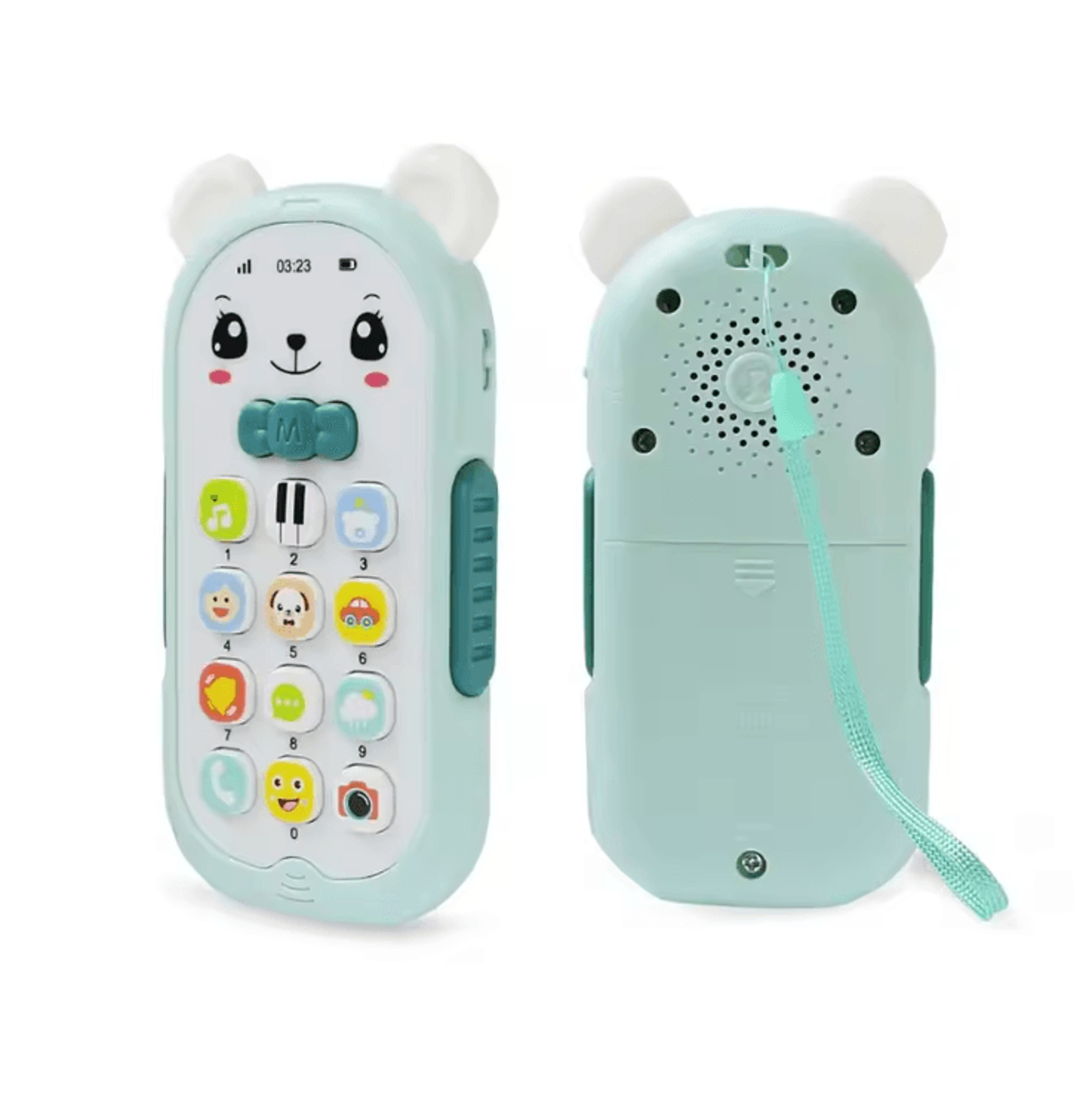 Baby Musical Phone Teether Toy  Interactive Learning Phone With Lights  Sounds 4
