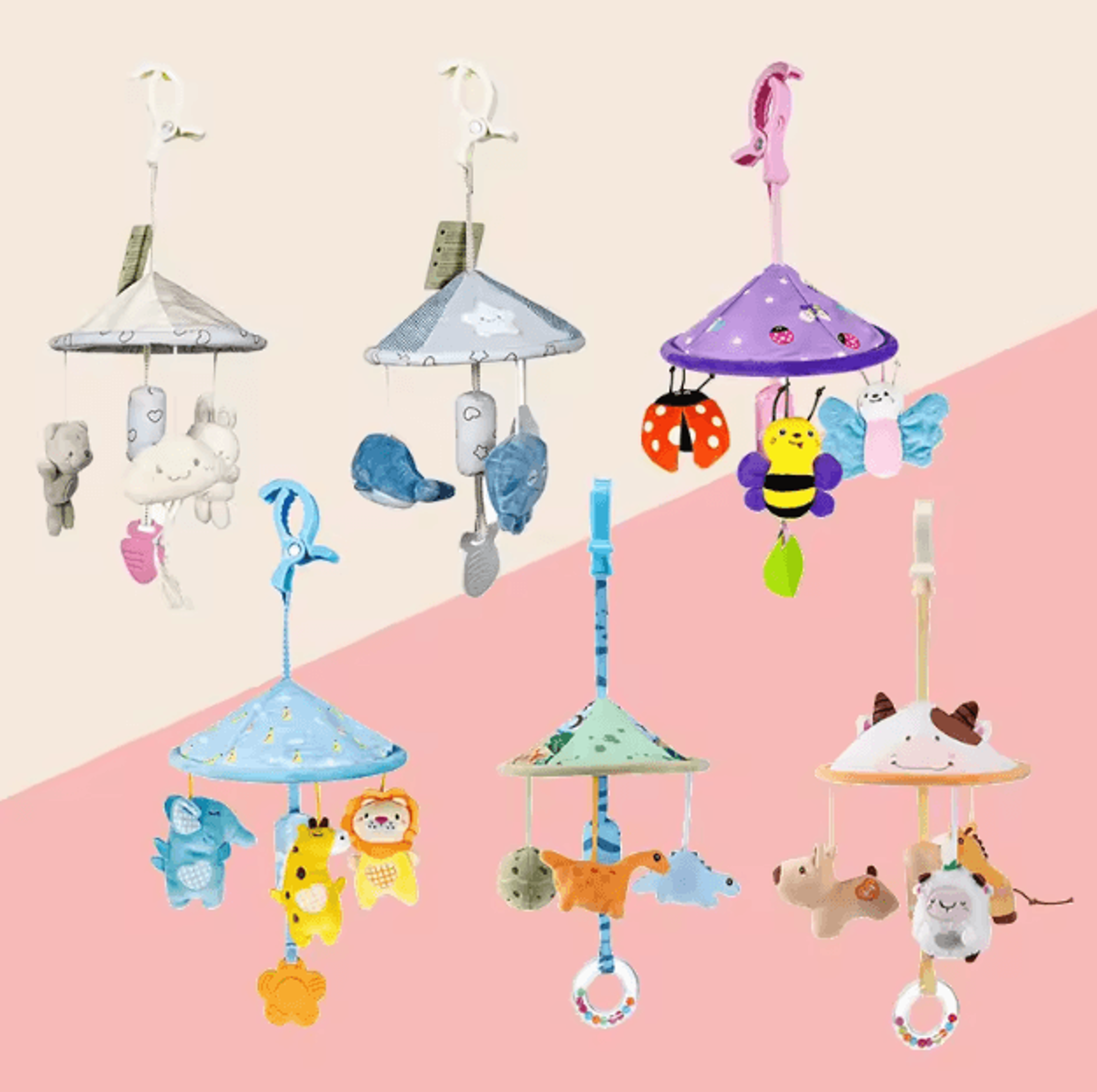 Baby Crib Hanging Music Box Toy  Infant Rattle Mobile With Soothing Melodies  Activity Toys 1