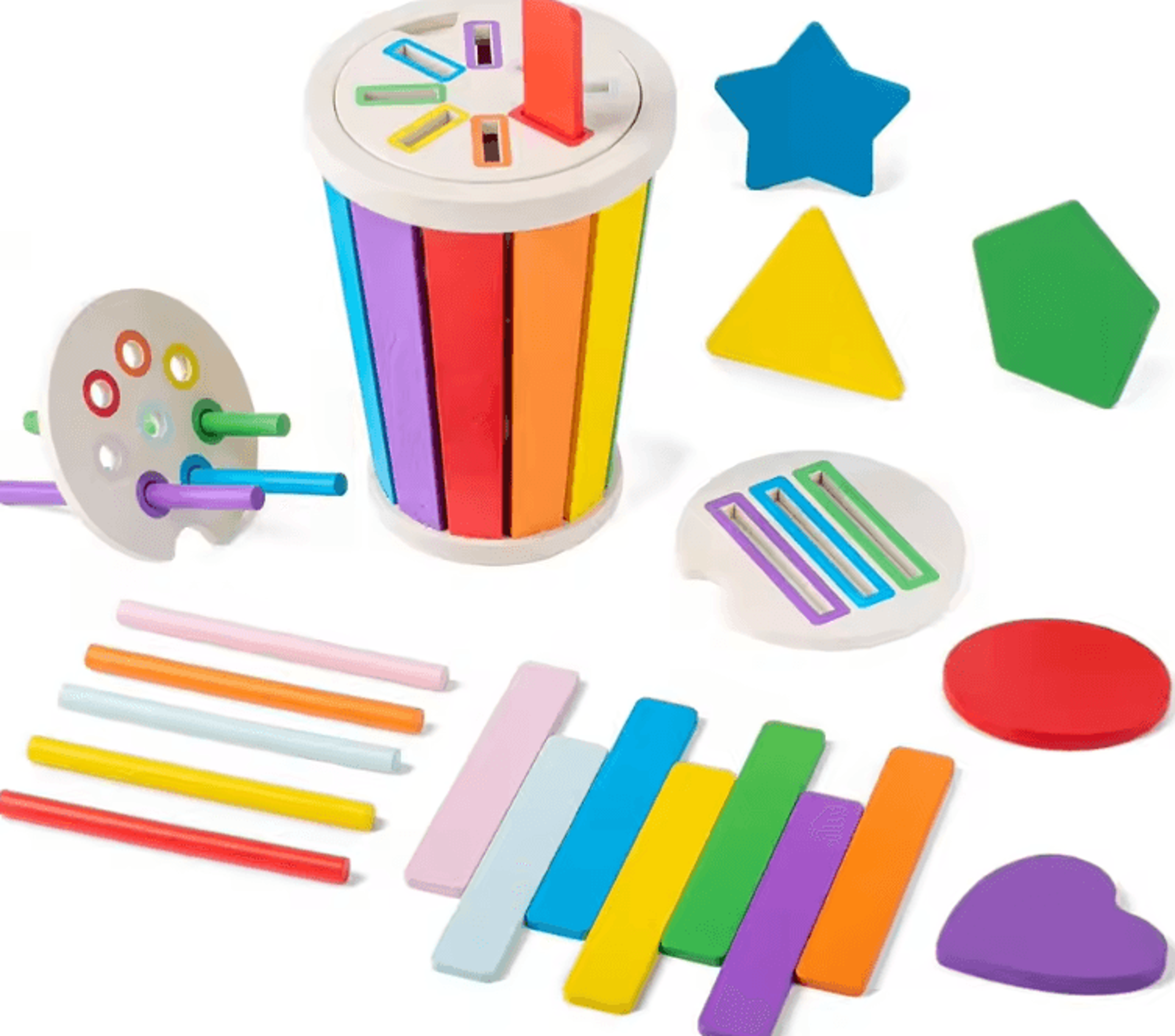 Montessori Wooden Color  Shape Sorting Toy  Kids Matching  Fine Motor Learning Game 4