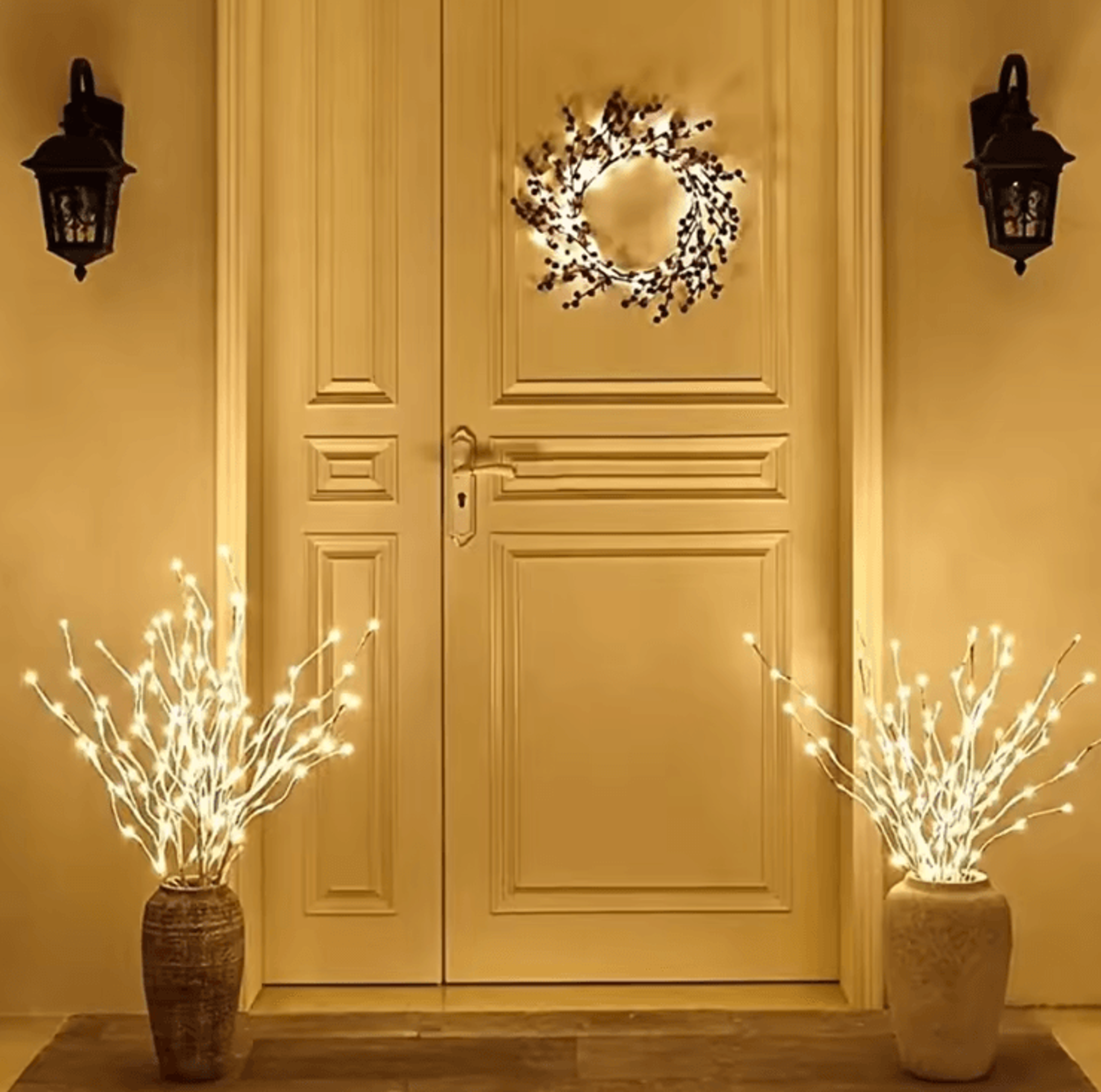 White Birch Branch LED Lights  Battery Operated Decorative Twig Lamp 2