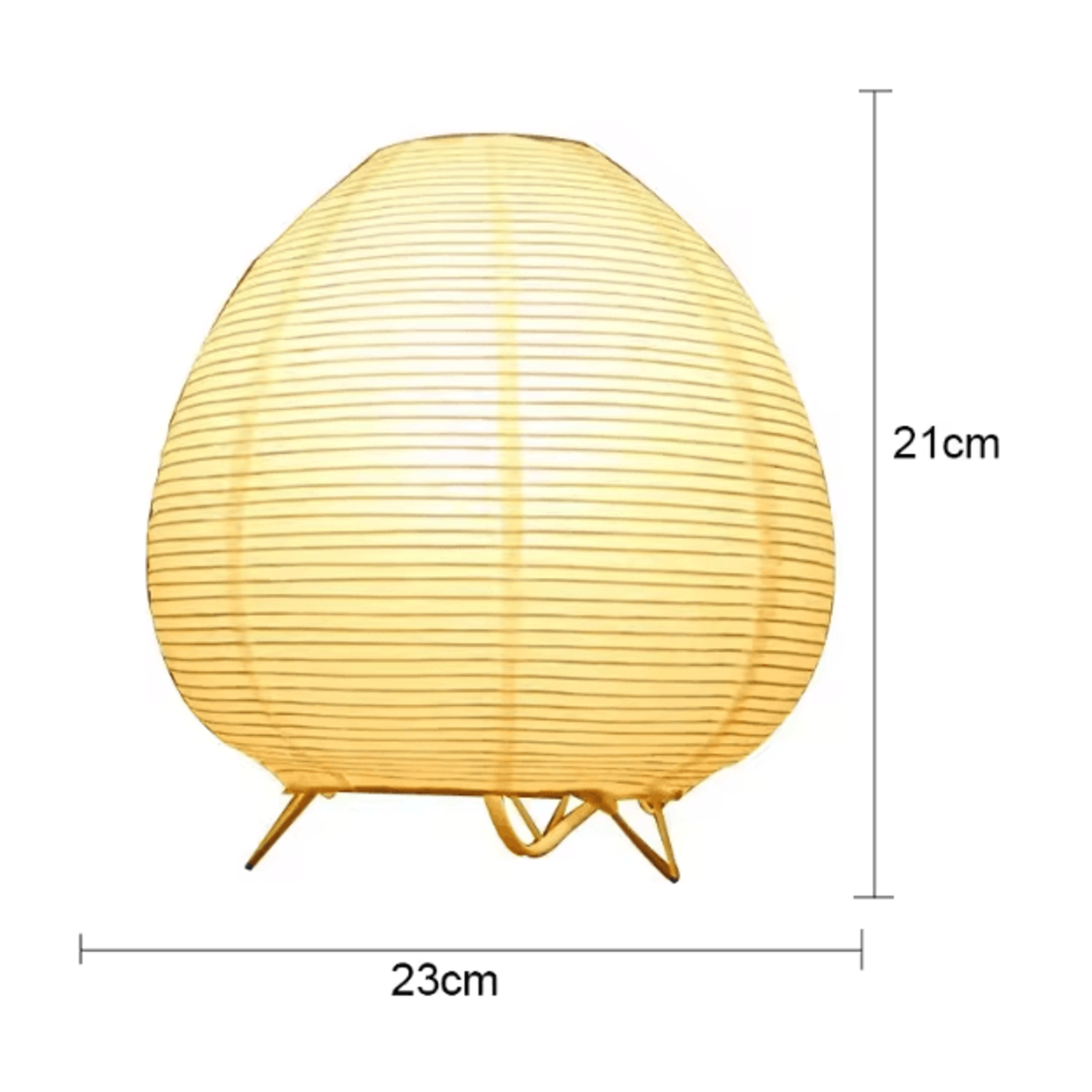 Japanese Rice Paper LED Table Lamp  Minimalist Lantern Bedside Light 3