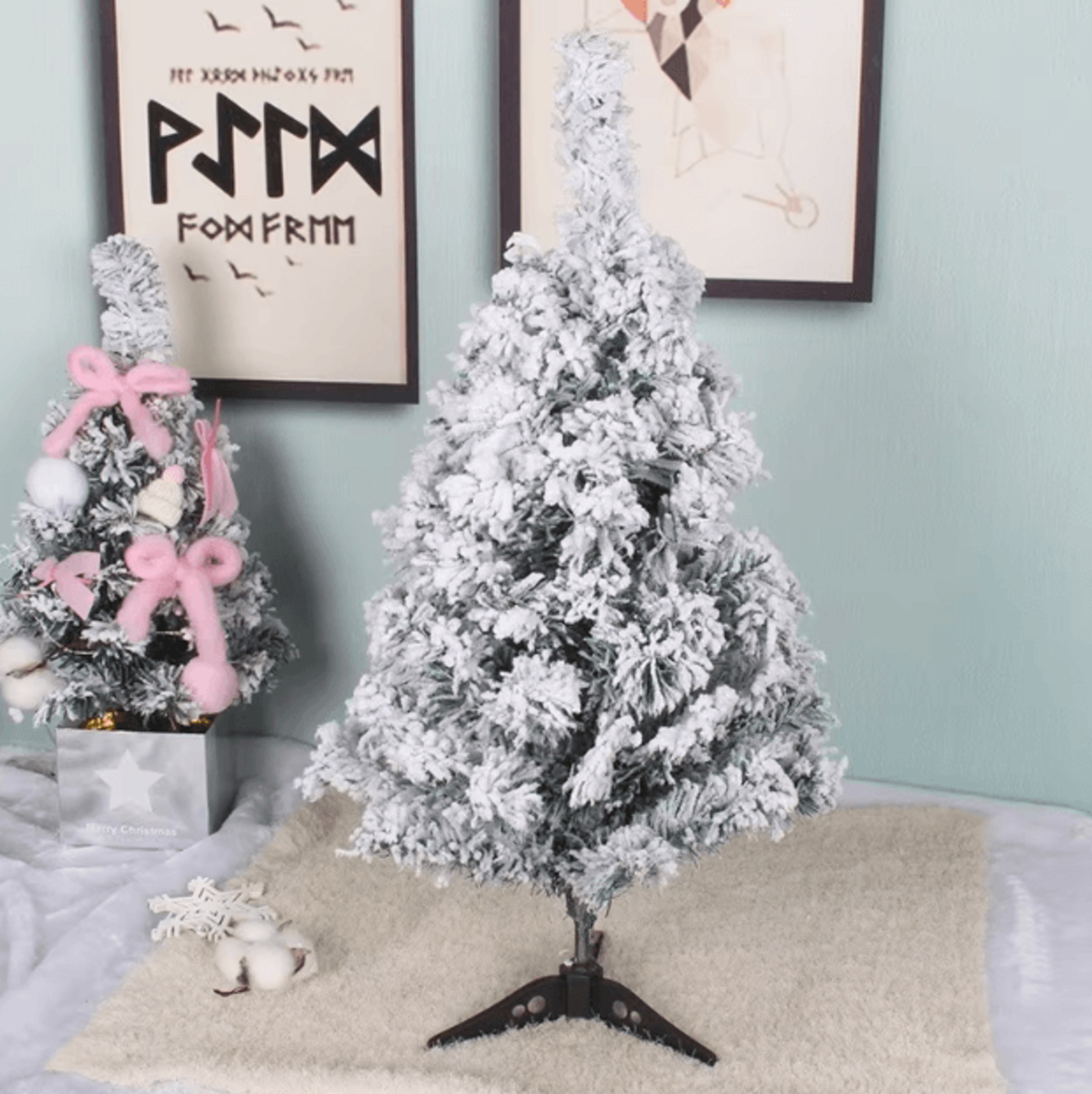 60cm Mini Christmas Tree  PVC Desktop Festive Decoration 1