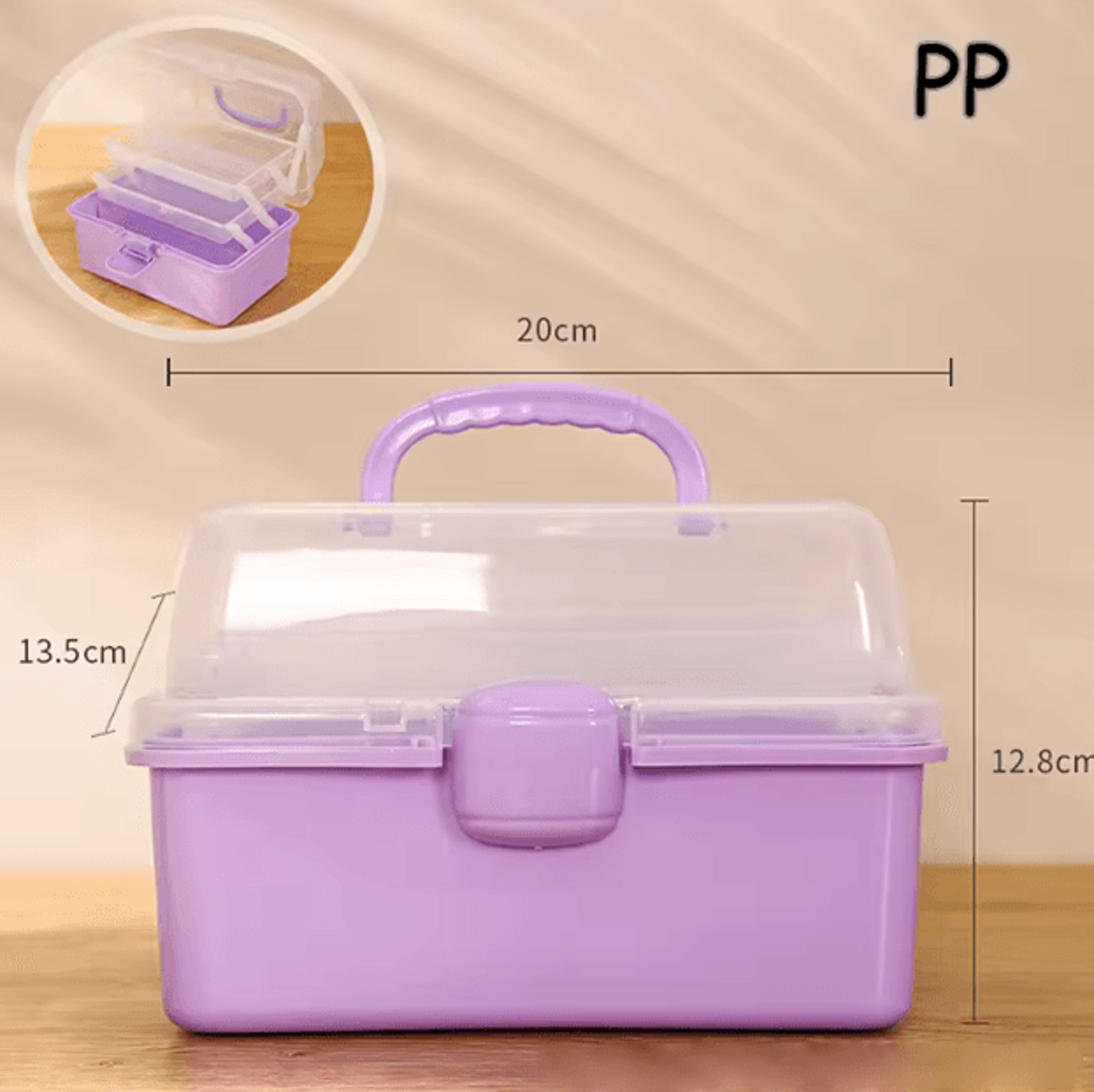 3Tier Foldable Storage Box Organizer  Cute Portable Hair Accessories  Jewelry Case For Kids 5