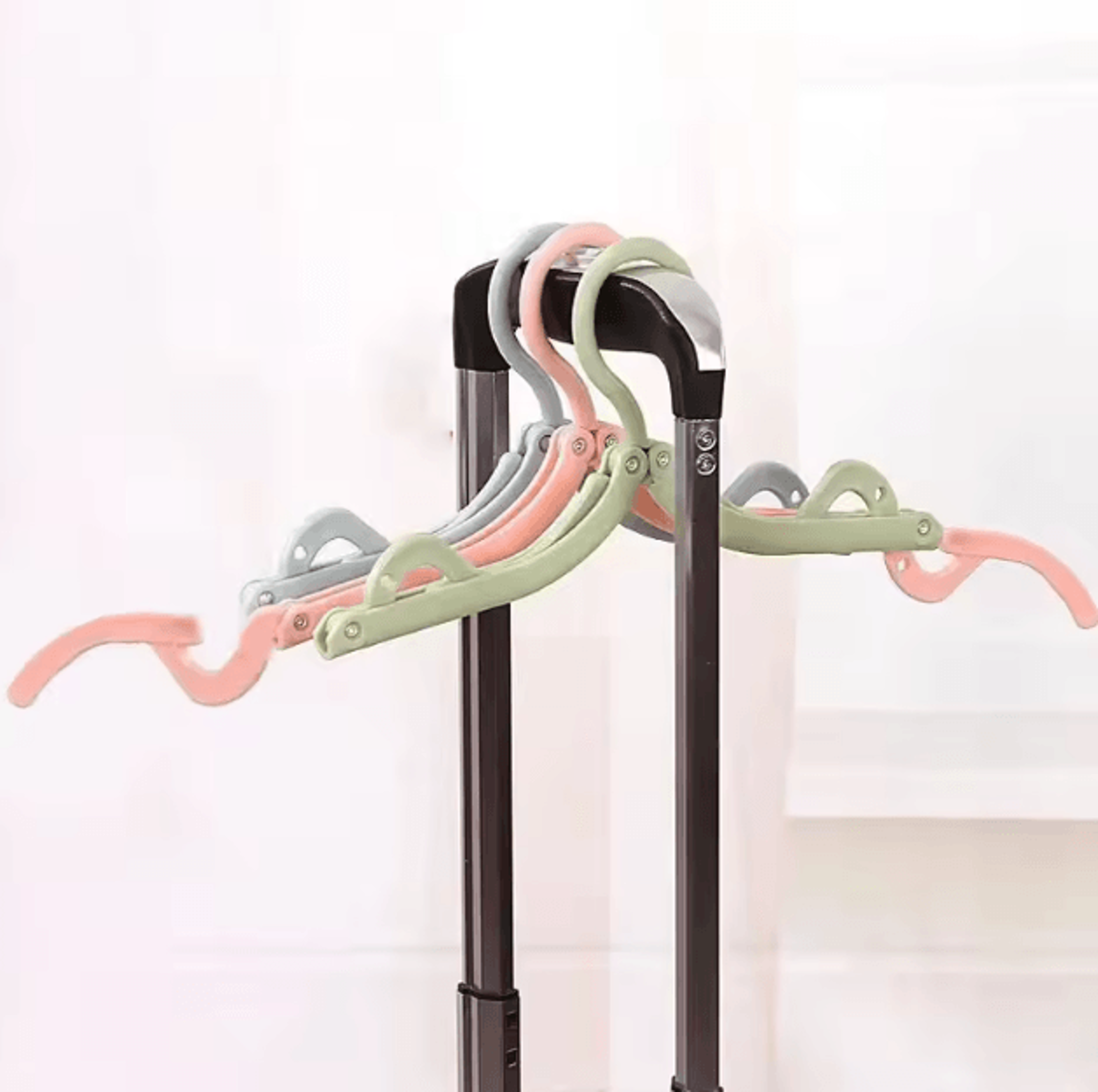 Portable Foldable Clothes Drying Rack Travel Laundry Hanger For Camping Dorm And Home Use 2