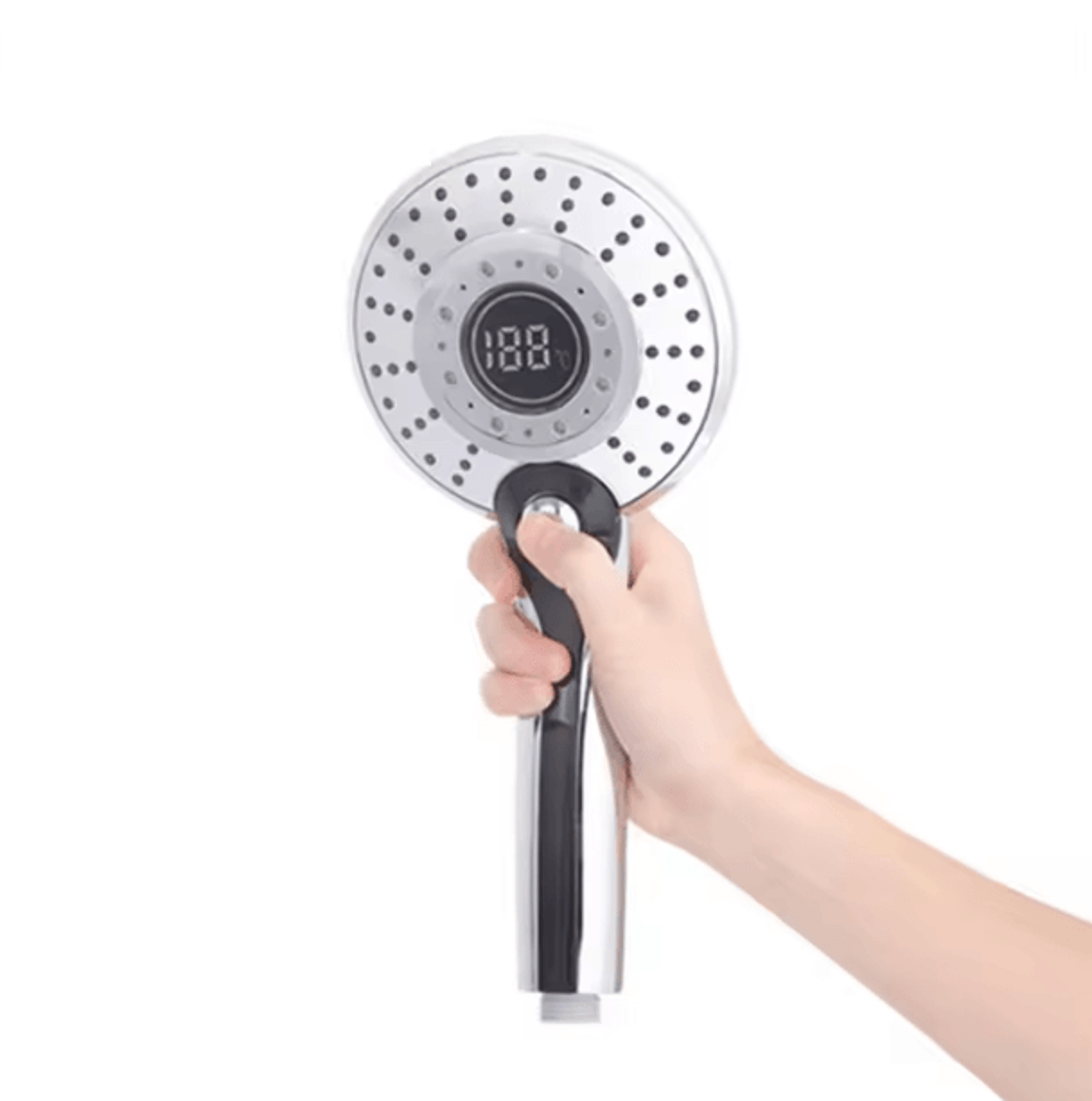 LED Digital Temperature Shower Head  3 Mode HighPressure Water Saving Filter Sprayer 4