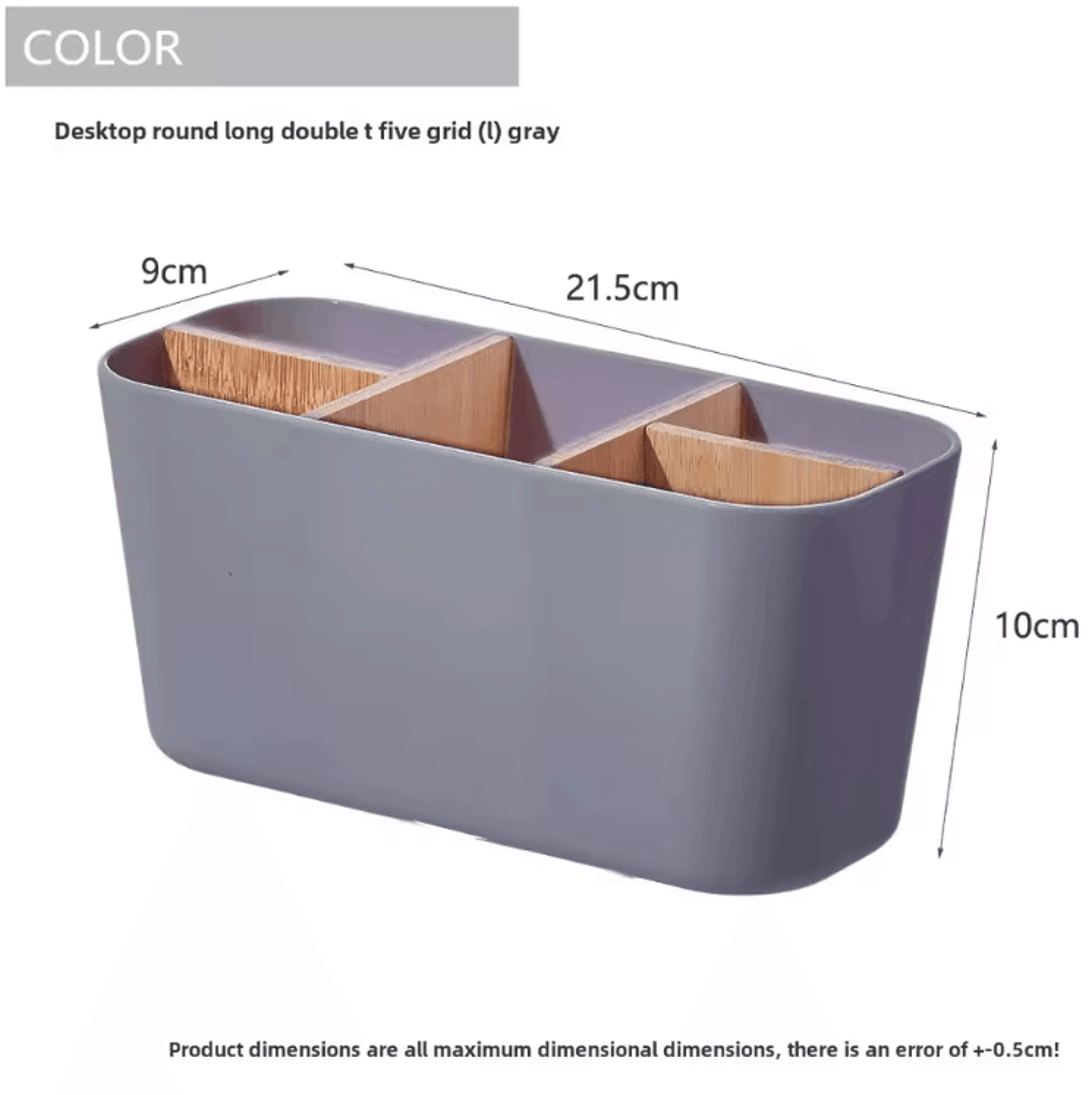 Bamboo Electric Toothbrush Holder Organizer  MultiCompartment Bathroom Storage Box For Toothbrush R 4