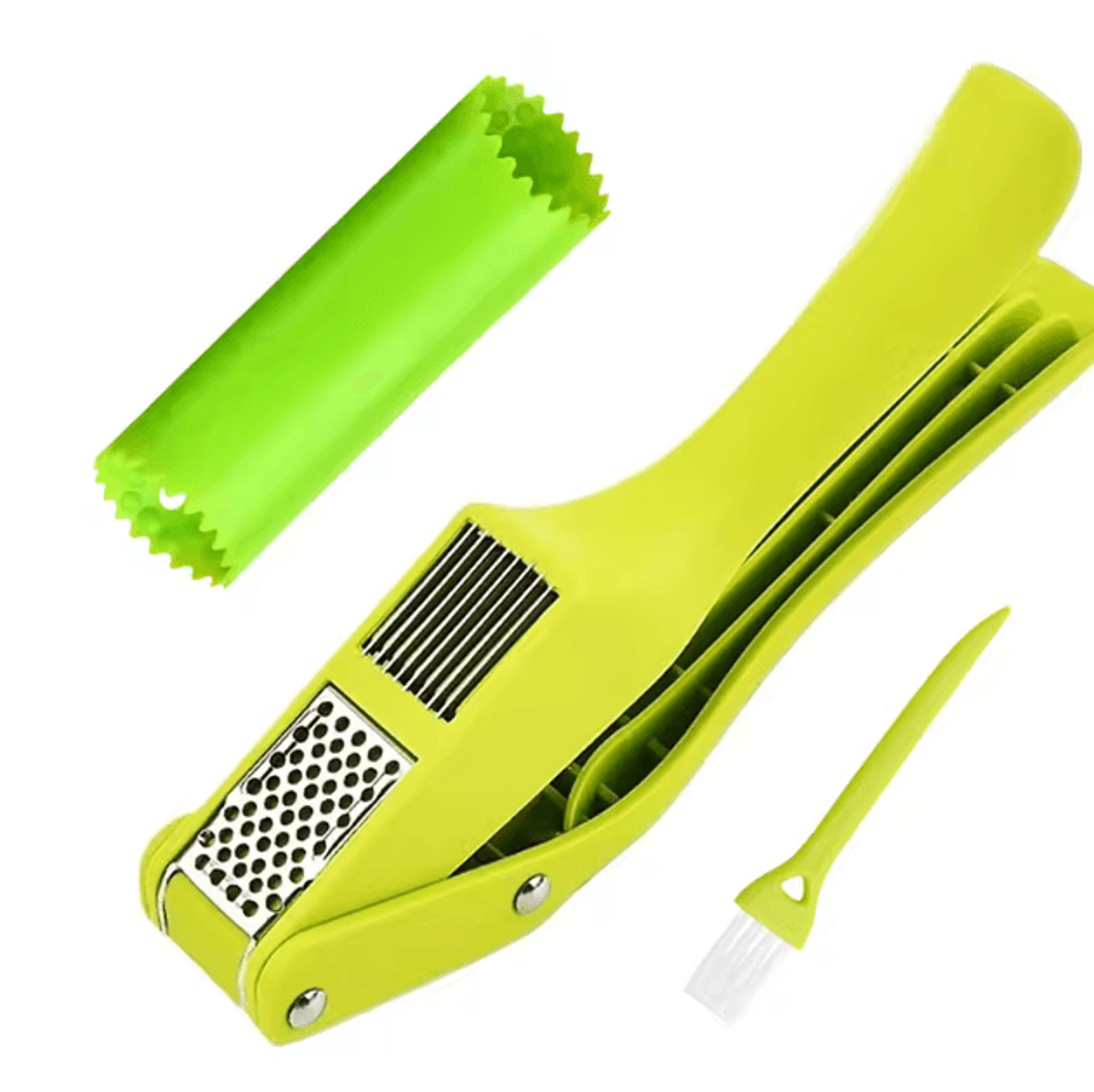 2in1 Manual Garlic Press  Slicer  PullType Multifunction Kitchen Mincer Tool 3