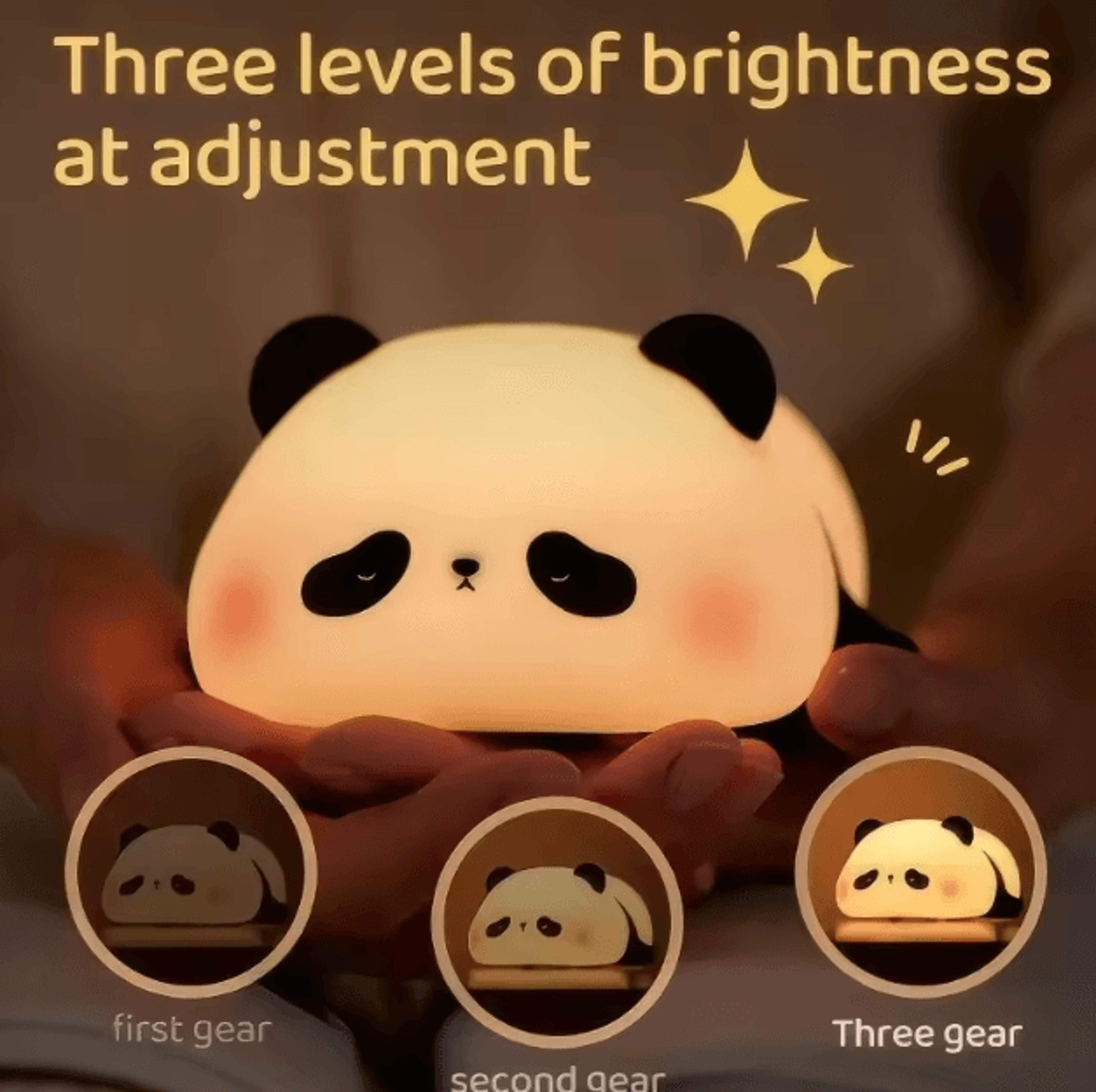 Cute LED Night Light Touch Sensor Cartoon Kids Nightlights Silicone Child Holiday Christmas Gift Be 0