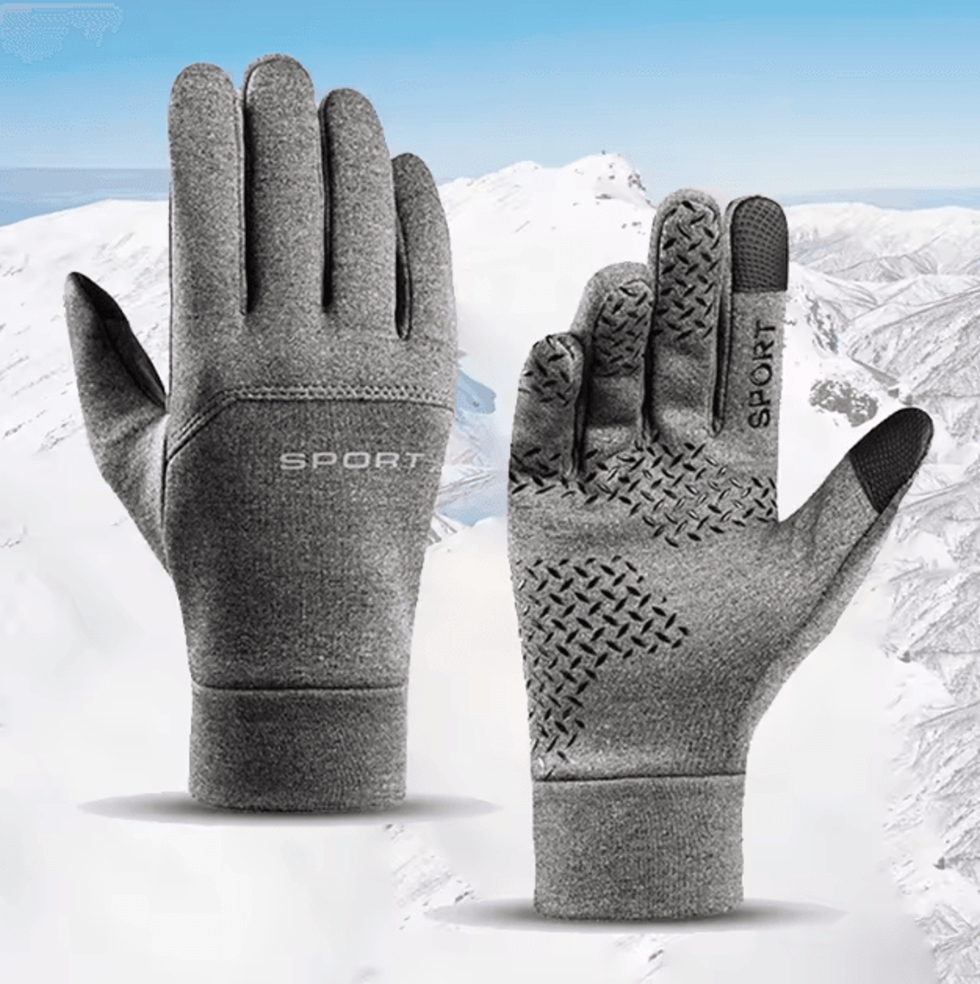 FrostFlex Winter Touchscreen Gloves  Windproof Thermal Grip For Outdoor Sports 3