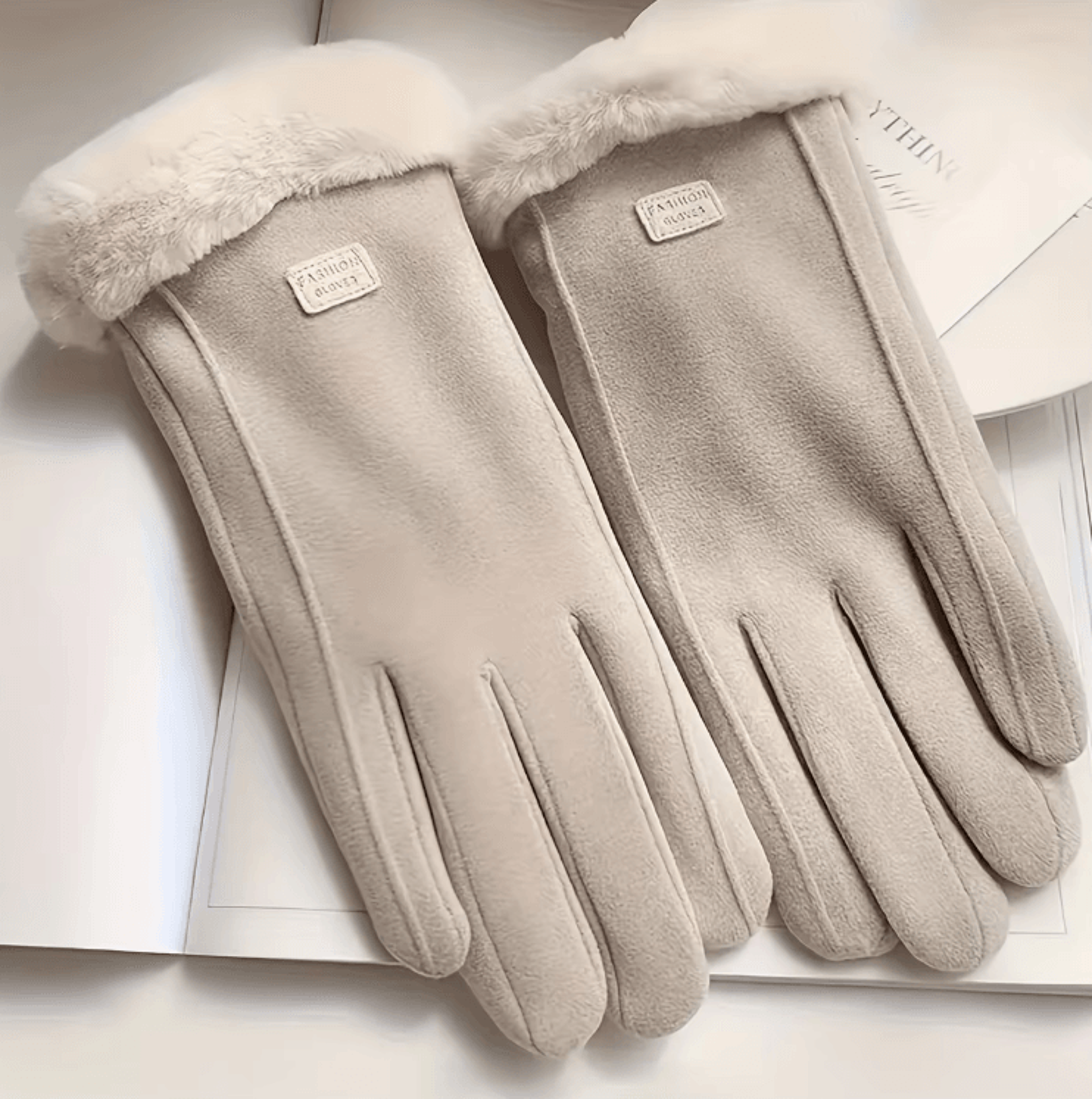 CozyTouch Plush Lined Winter Touchscreen Gloves  Soft Thermal Warmth In Style 1