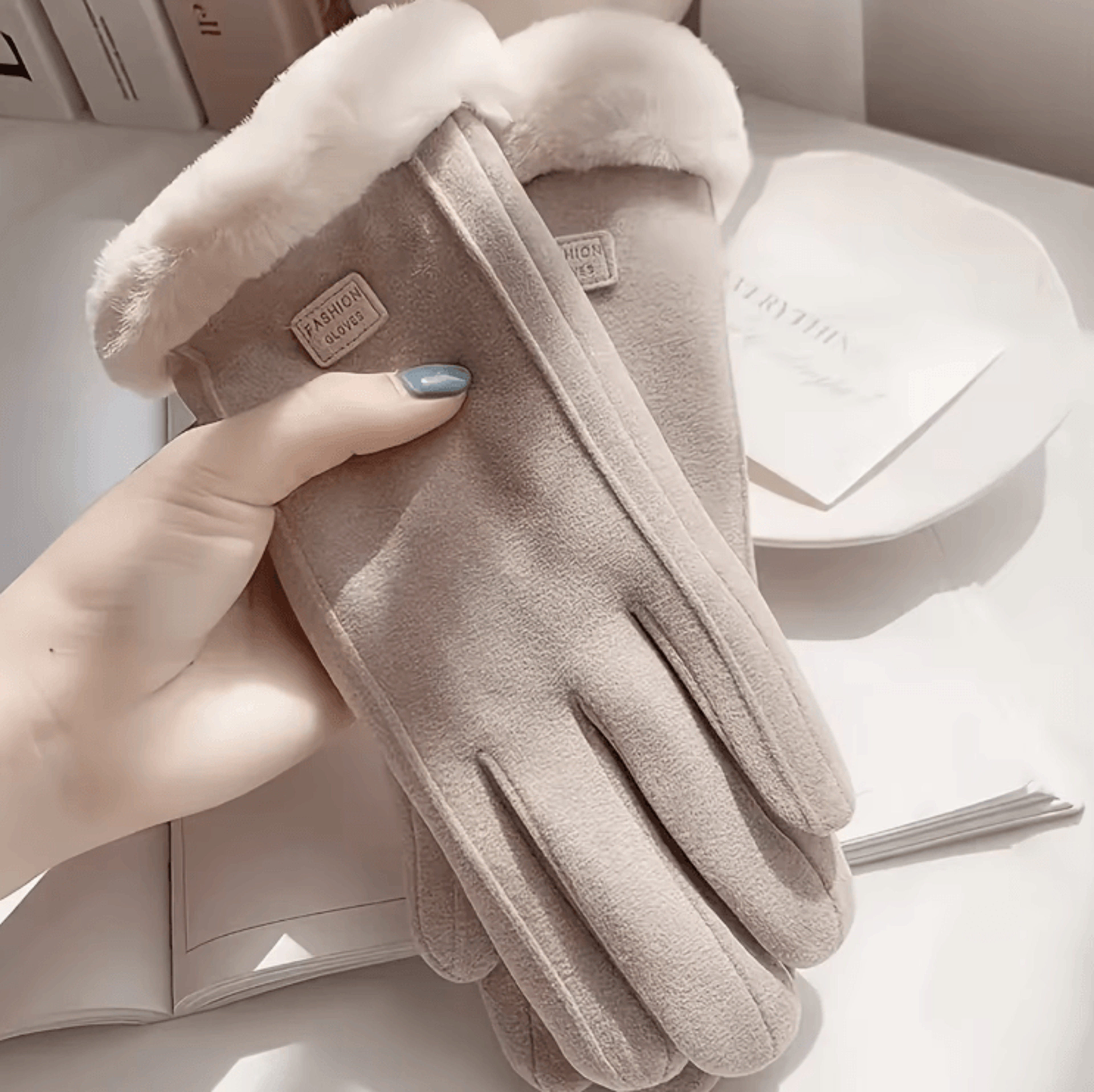 CozyTouch Plush Lined Winter Touchscreen Gloves  Soft Thermal Warmth In Style 2