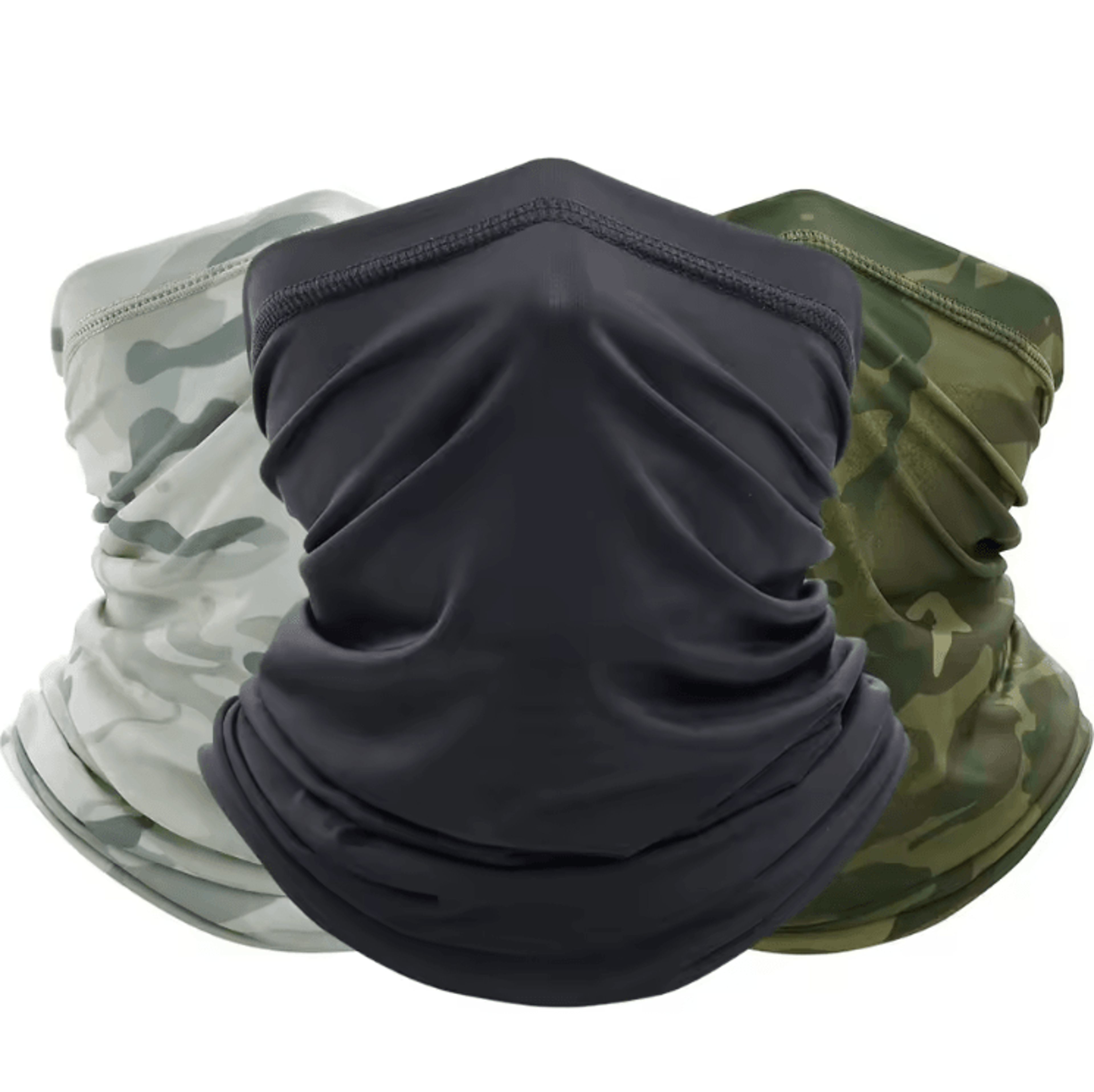 tactical camo neck gaiter breathable bandana face cover for cycling & outdoor sports