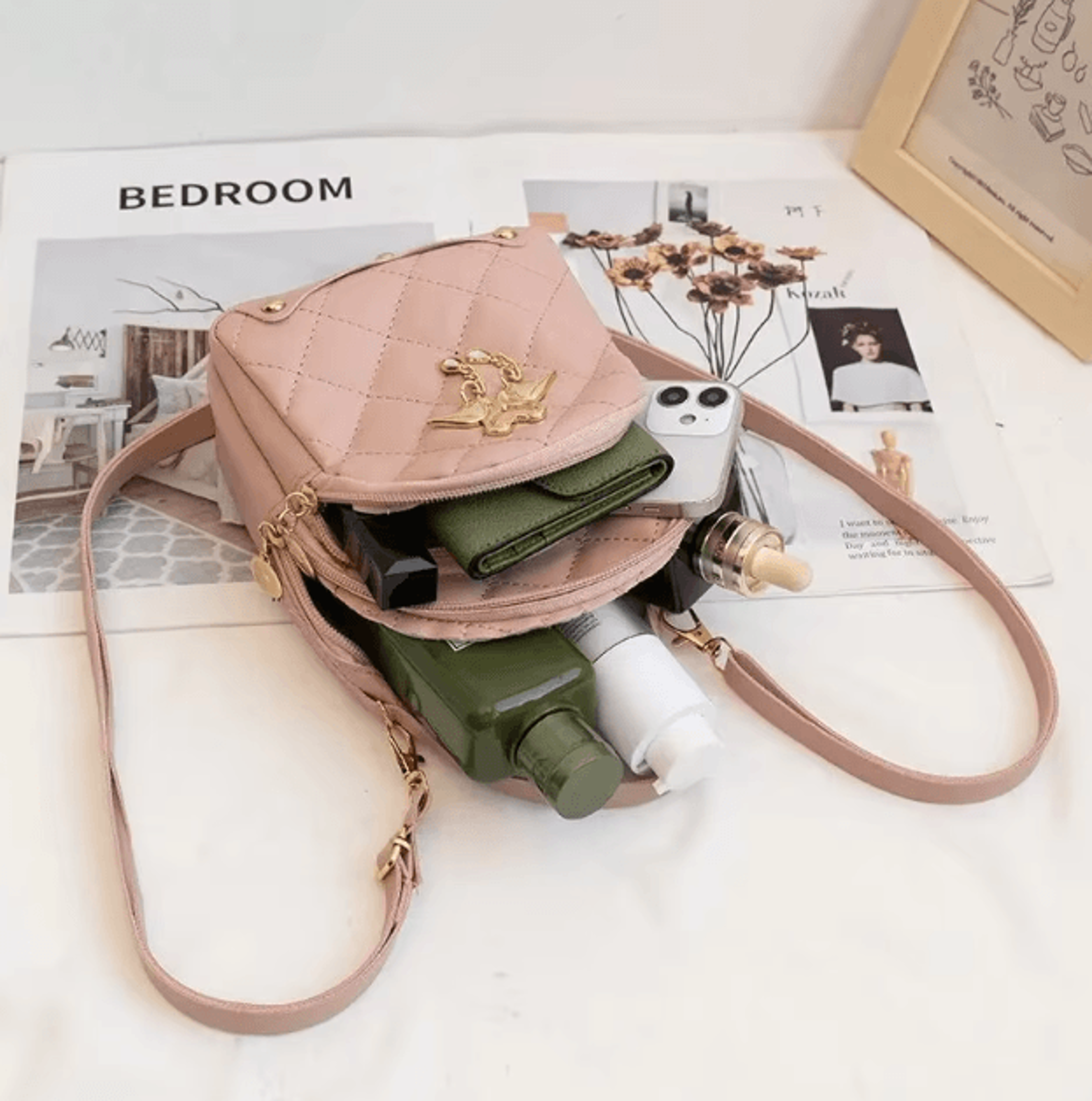 Chic Nylon Mini Backpack Purse For Everyday Style  Convenience 1