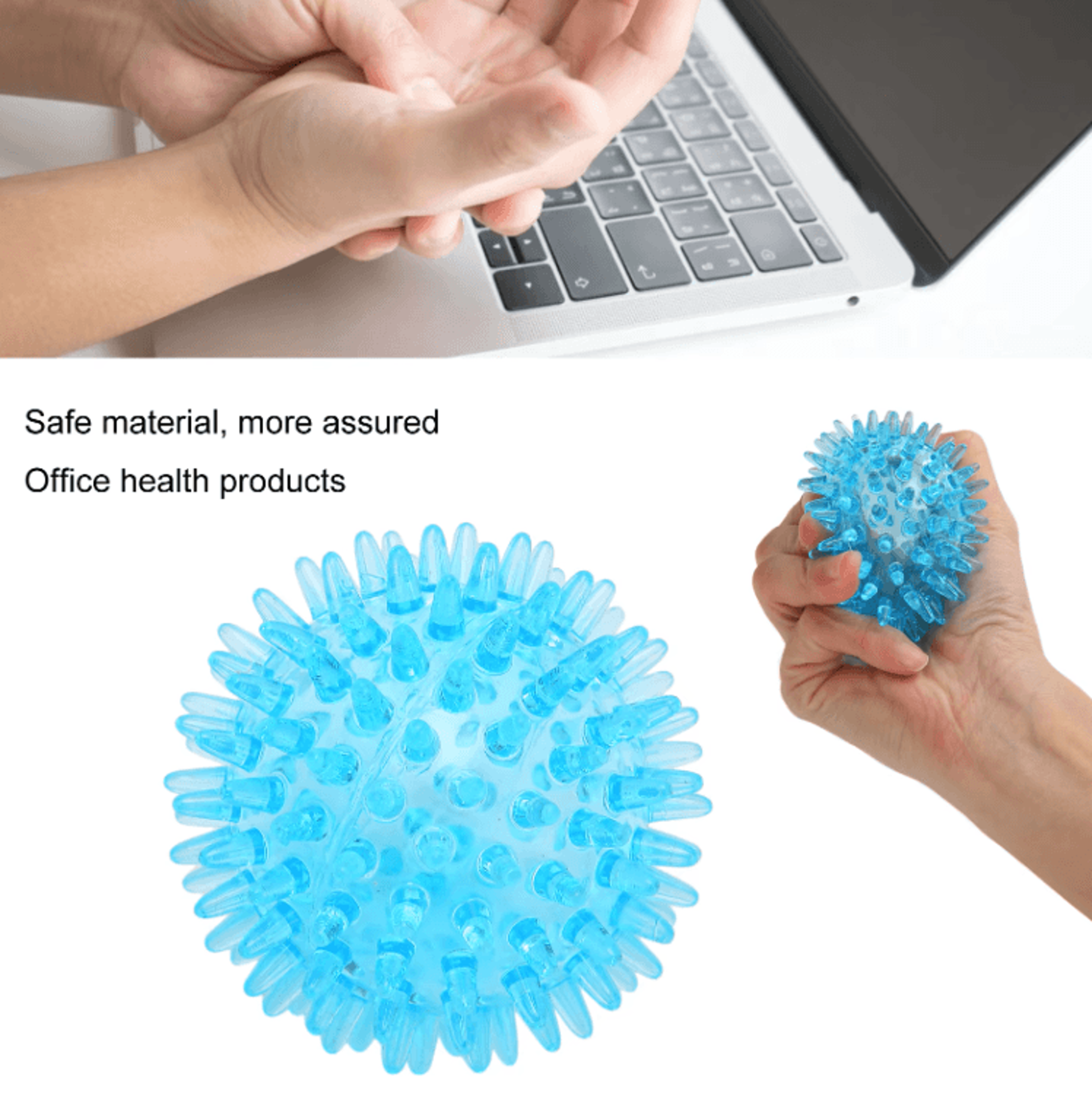 Soft Spiky Massage Ball For Hand Therapy Stress Relief  Recovery 1