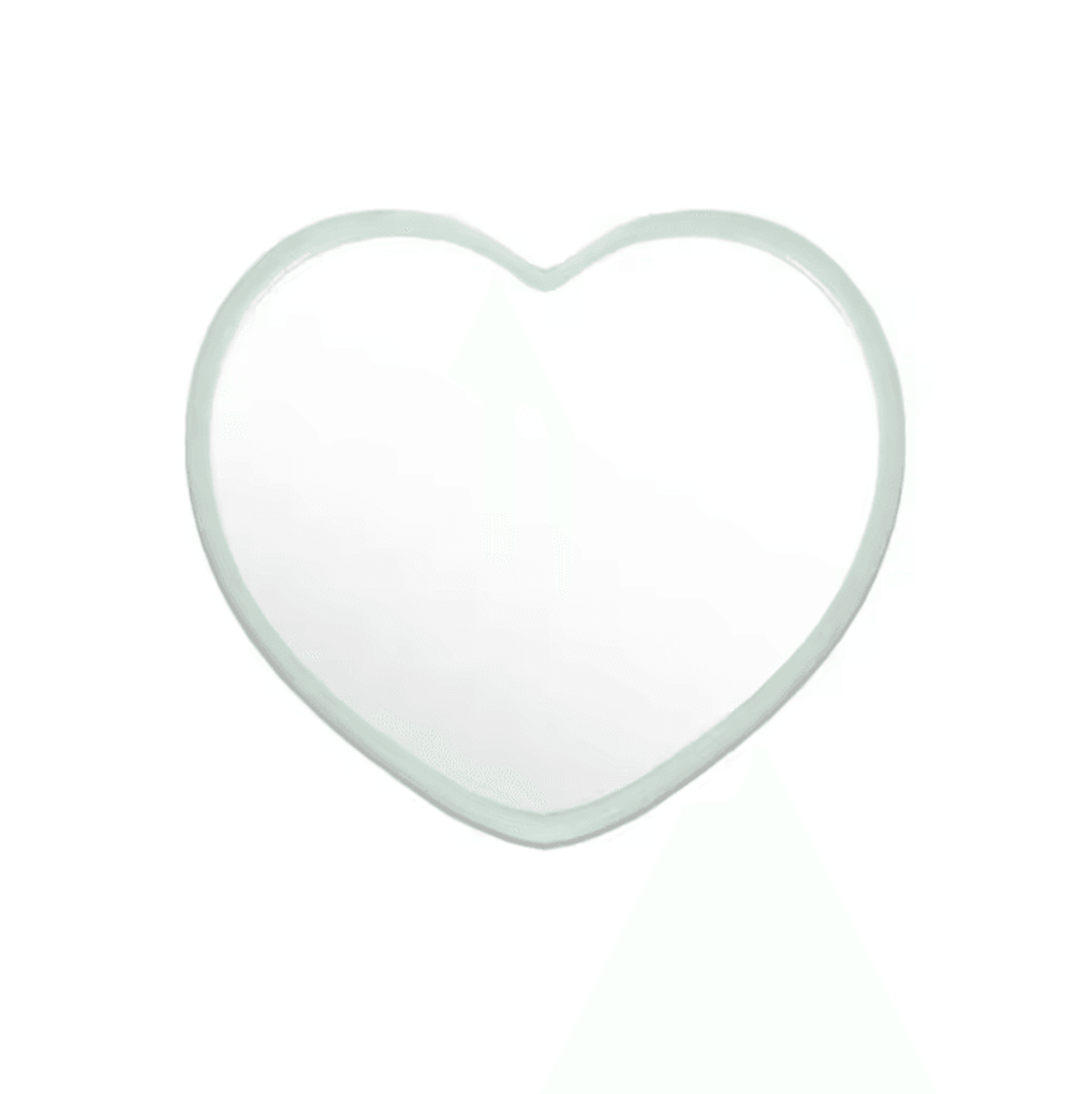 HeartShaped Mini Makeup Mirror  Cute Portable Handheld Beauty Mirror 4