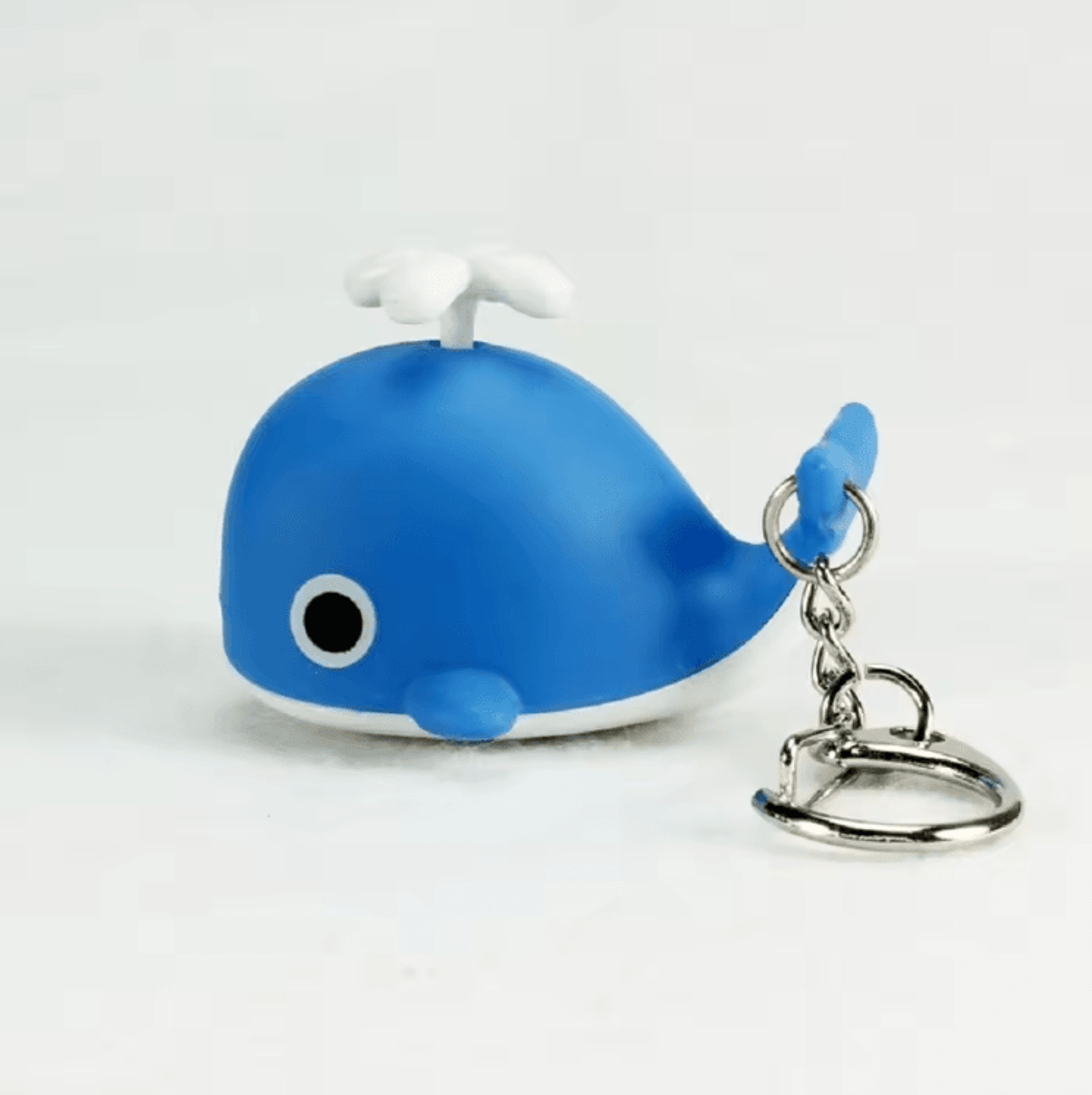 Cute Whale Sound  Light Keychain  LED Cartoon Animal Mini Gift 4