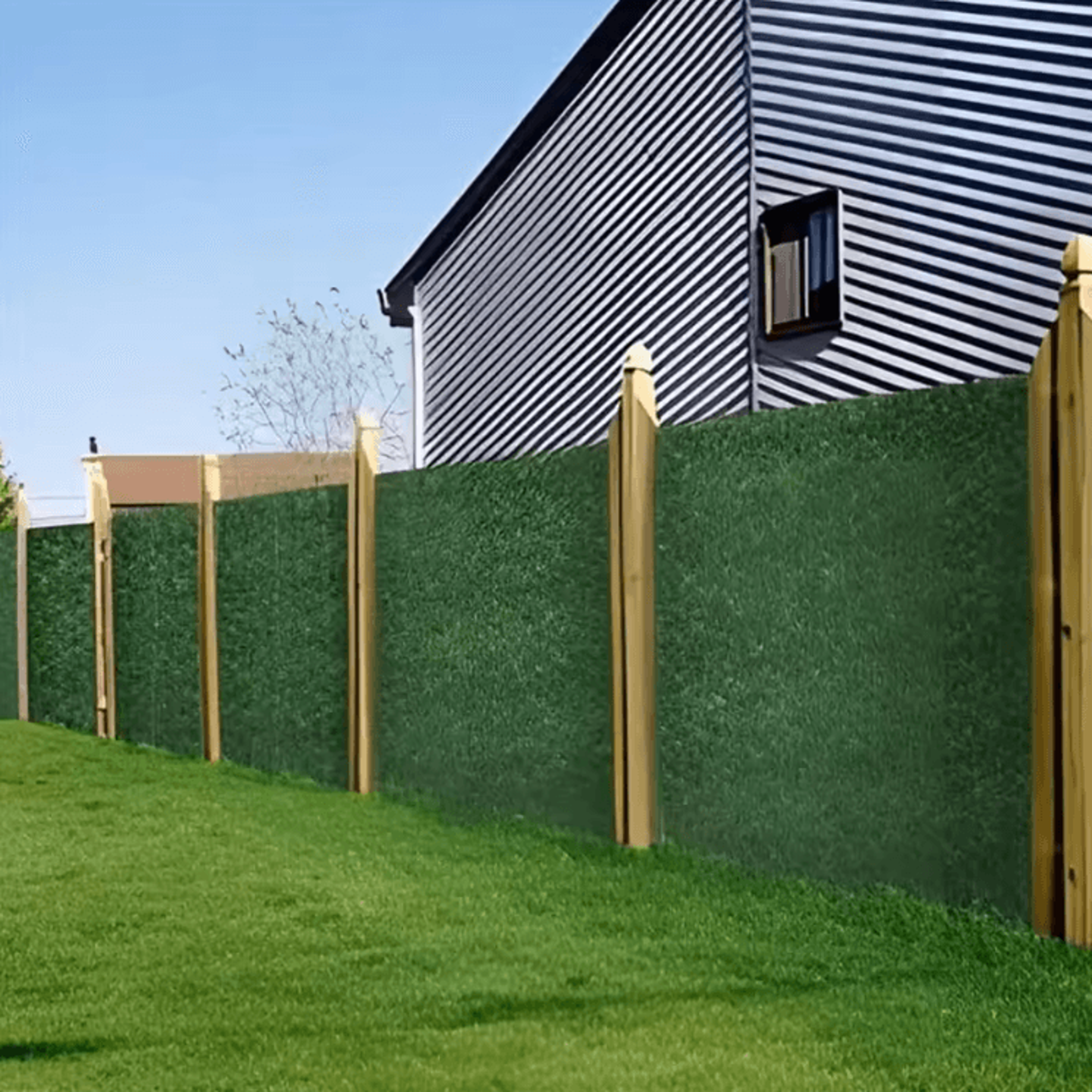 Artificial Ivy Privacy Fence Wall Screen  UVResistant Greenery Decor For Indoor  Outdoor Spaces 2