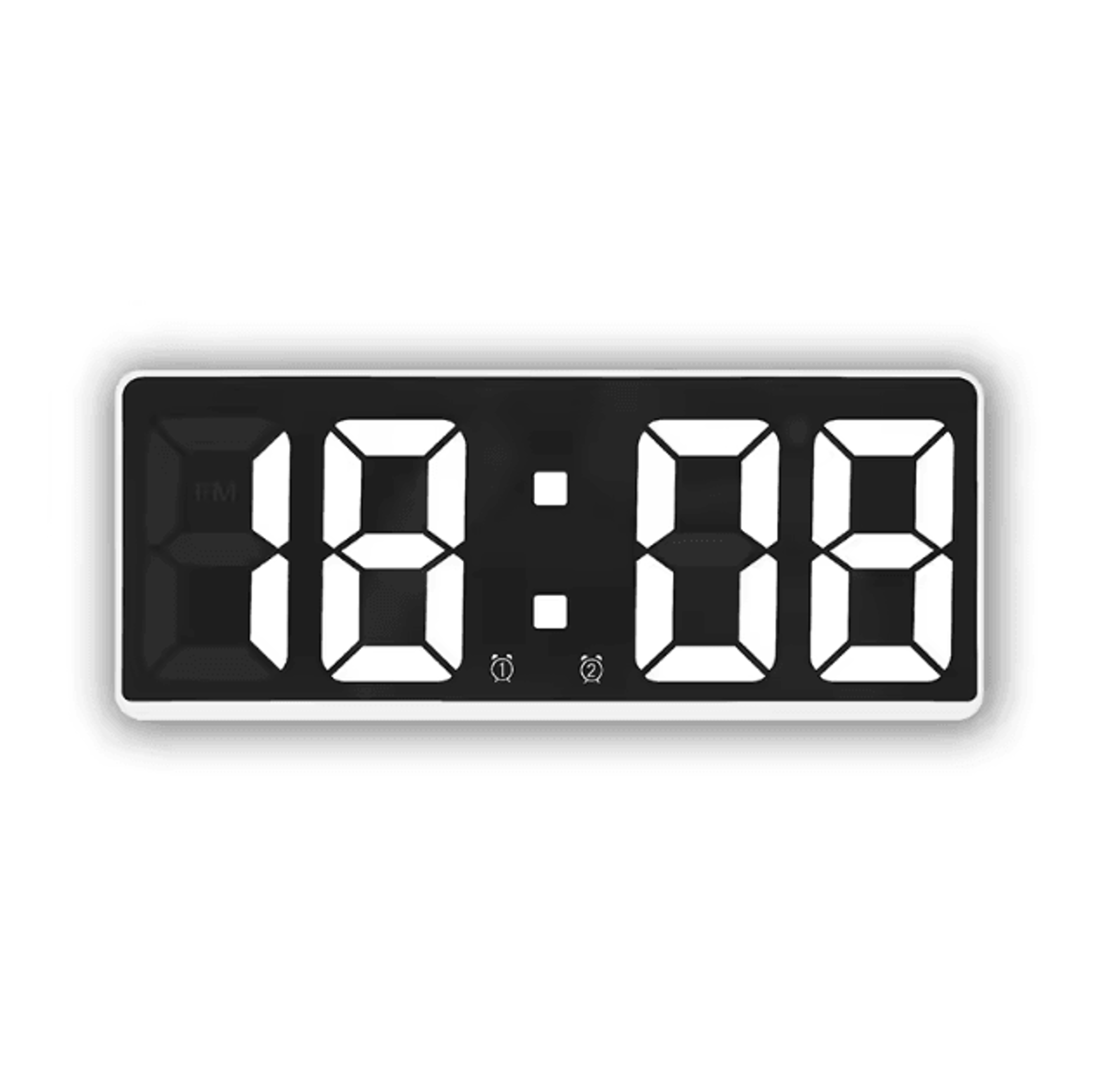 Smart Voice Control LED Digital Alarm Clock  Temperature Display  Snooze Night Mode 3