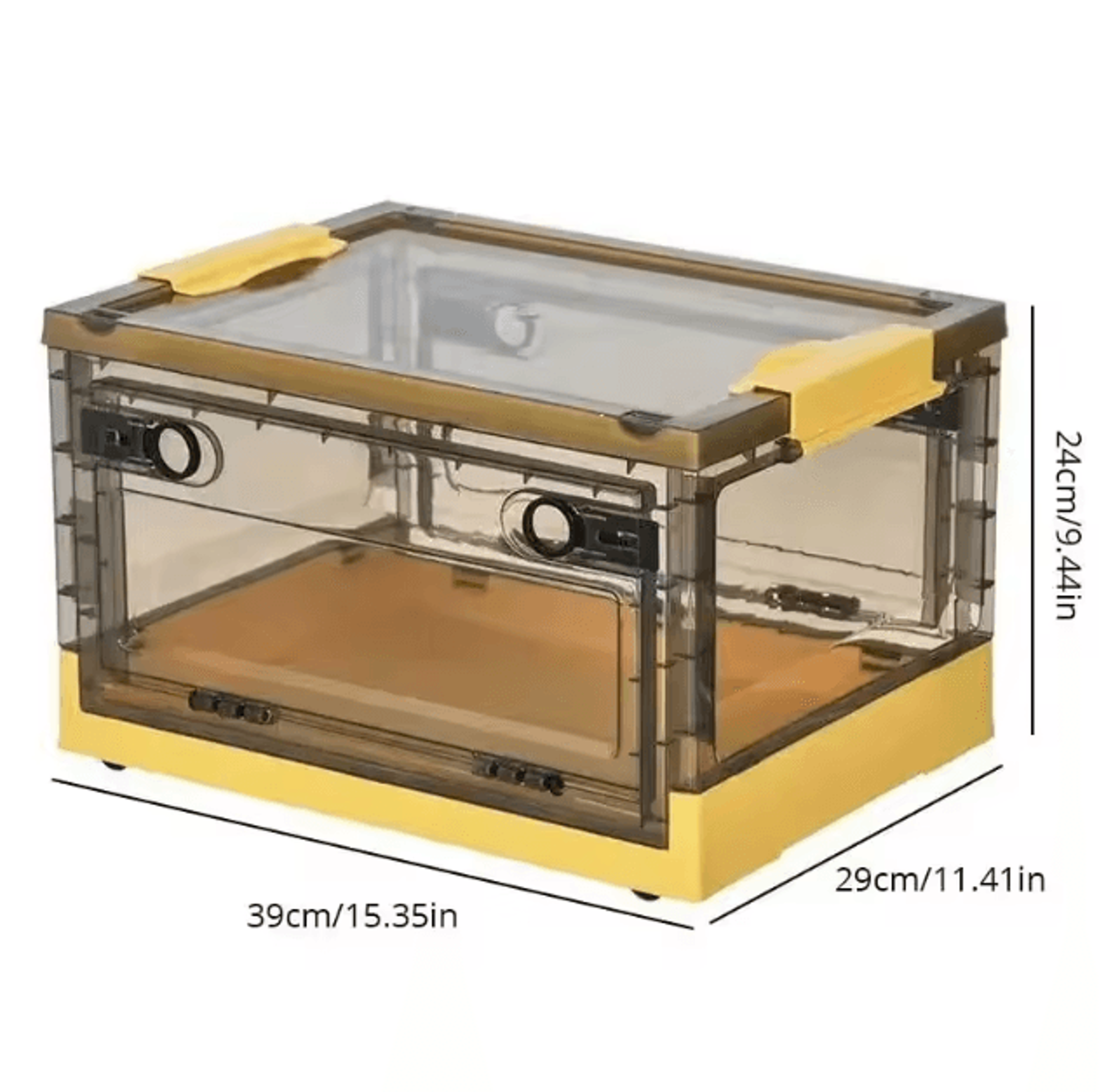 Foldable Transparent Storage Box  Large Capacity Clothes Organizer For Wardrobe  Home 1