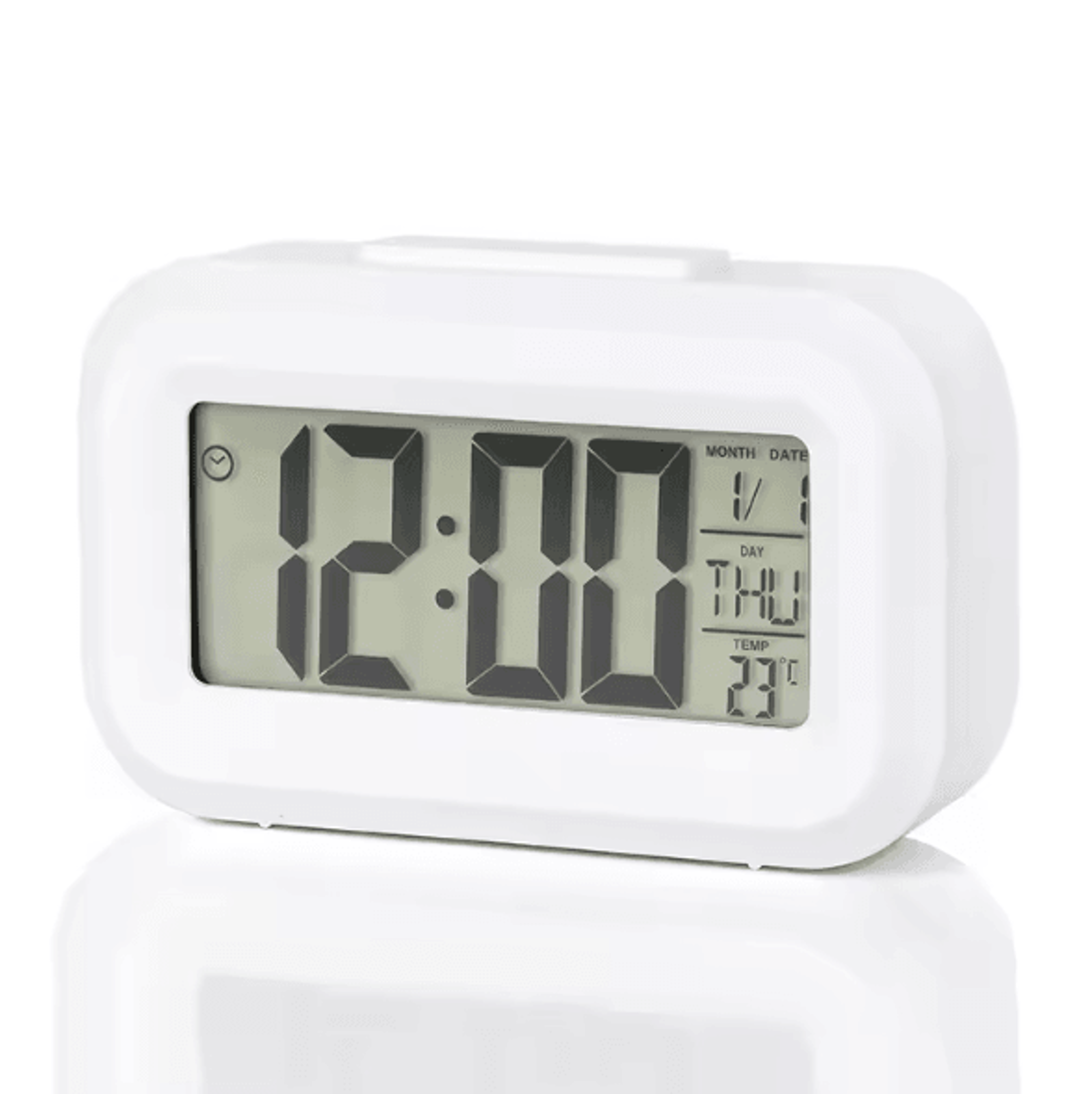 LED Digital Alarm Clock With Backlight  Snooze Calendar Desktop Clock For Home  Office 2