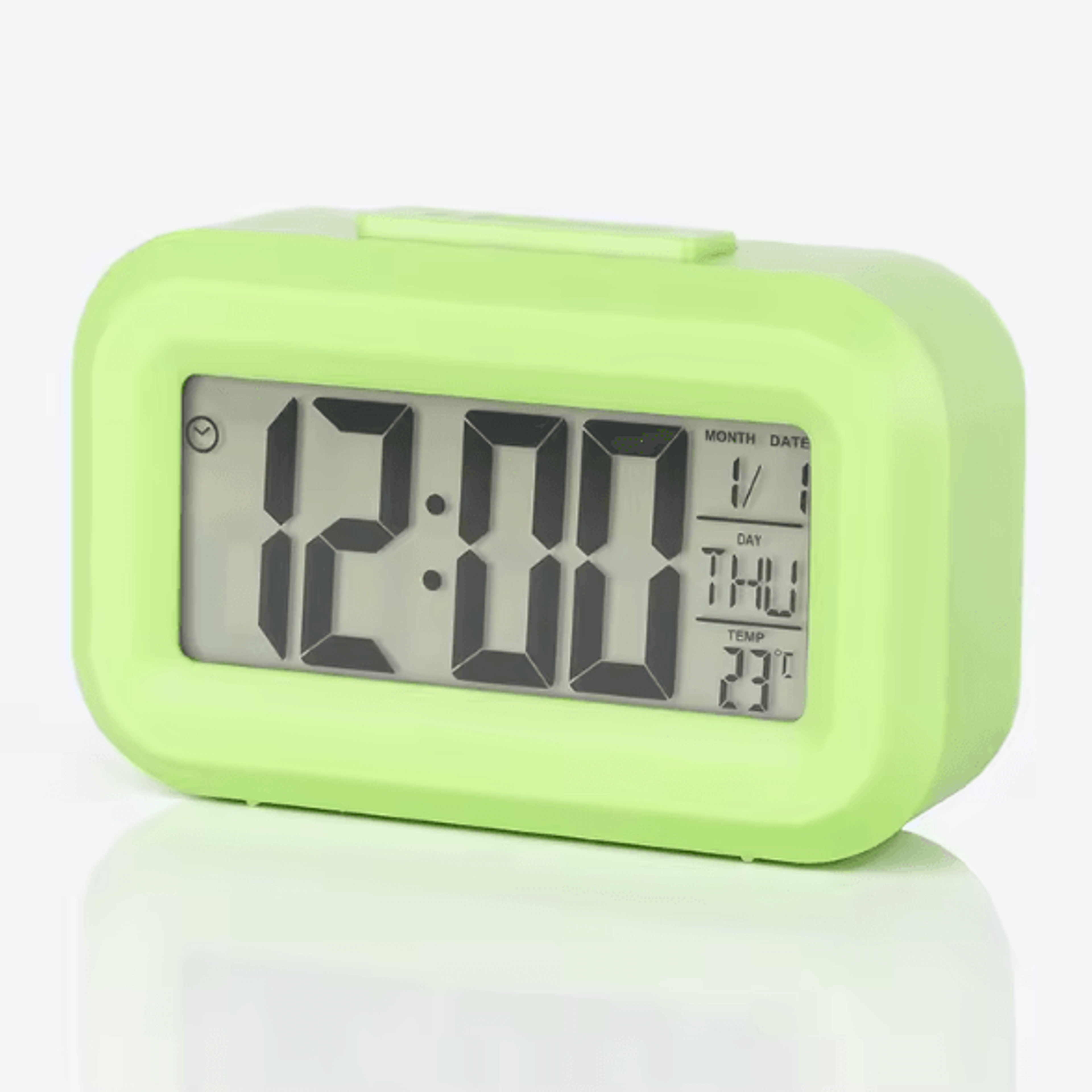 LED Digital Alarm Clock With Backlight  Snooze Calendar Desktop Clock For Home  Office 4
