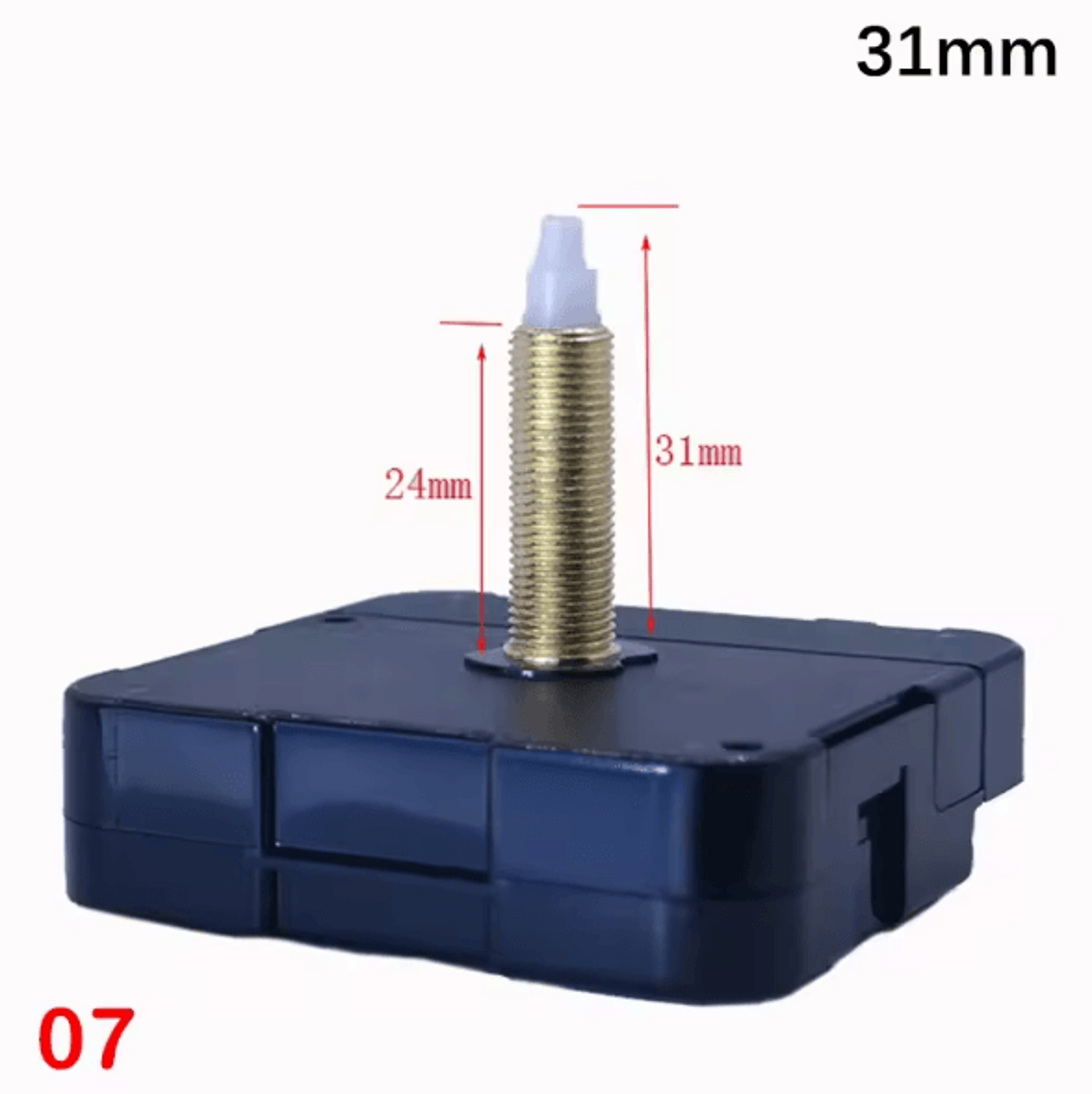 Silent Quartz Clock Movement Kit  DIY Long Shaft Wall Clock Repair Mechanism 5