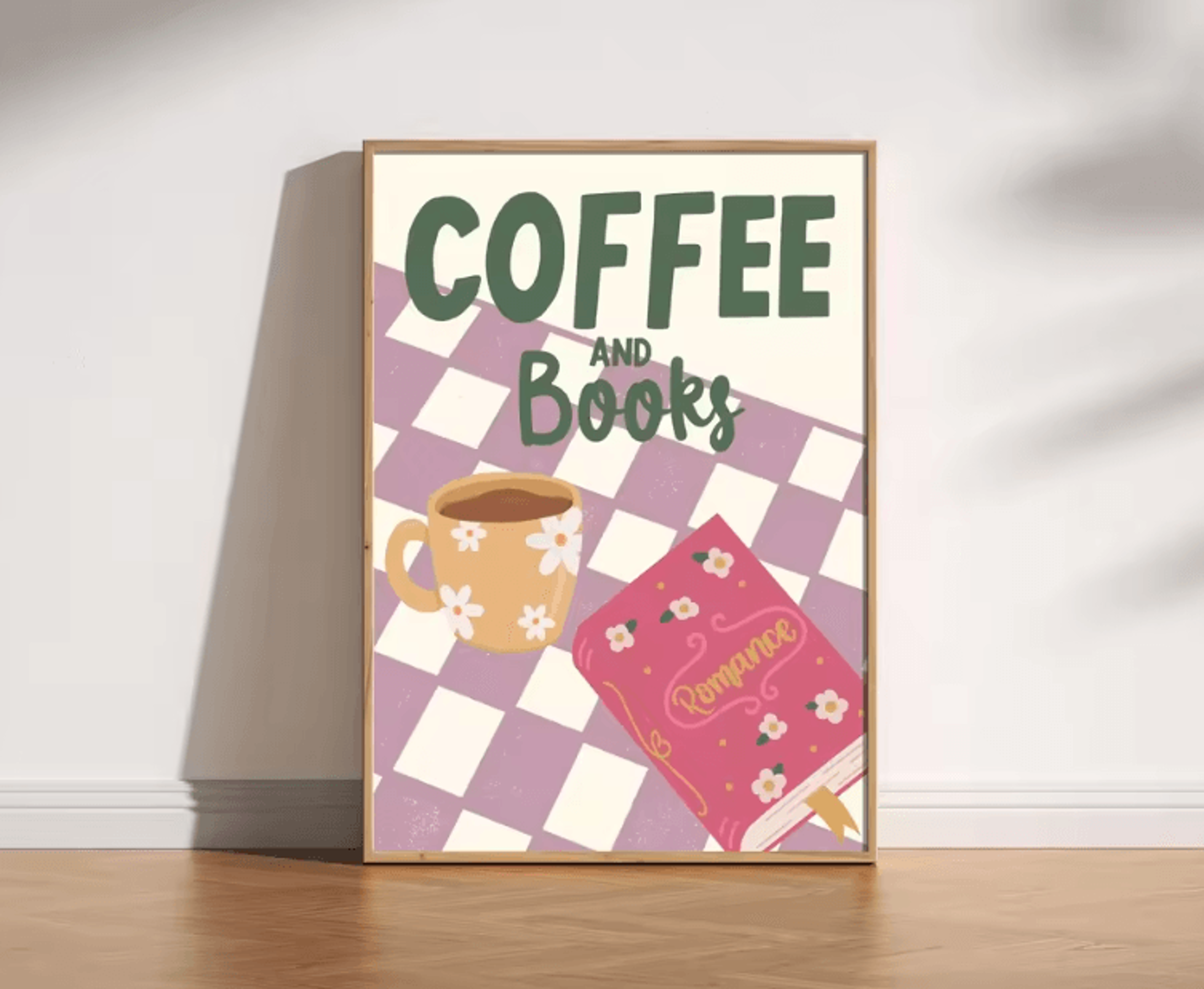 Retro Coffee Canvas Poster  Minimalist Beige Kitchen  Cafe Wall Art 7