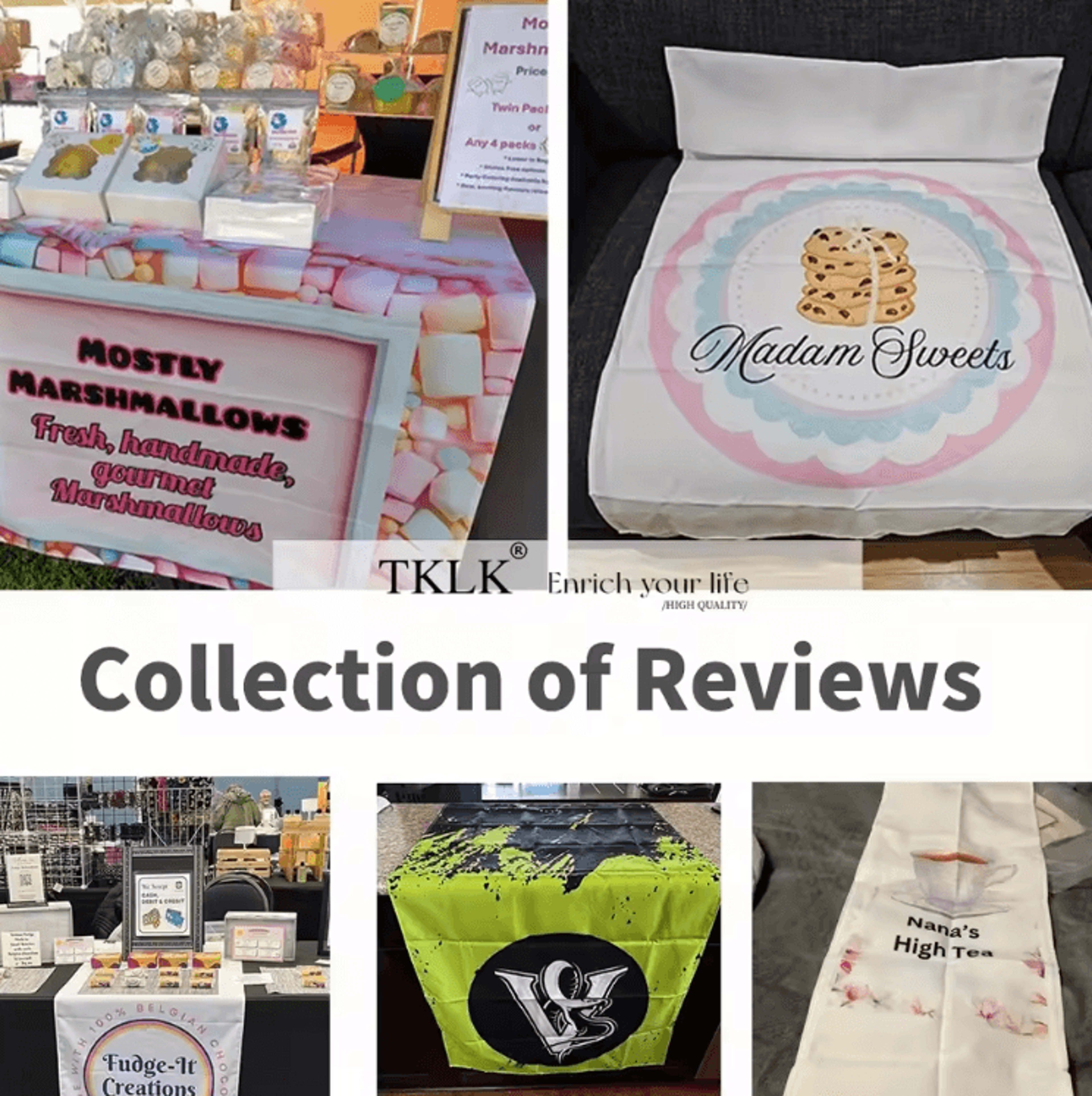 Custom AllSeason Personalized Table Runner  Elegant Custom Table Runner For Weddings Holidays  Spec 4
