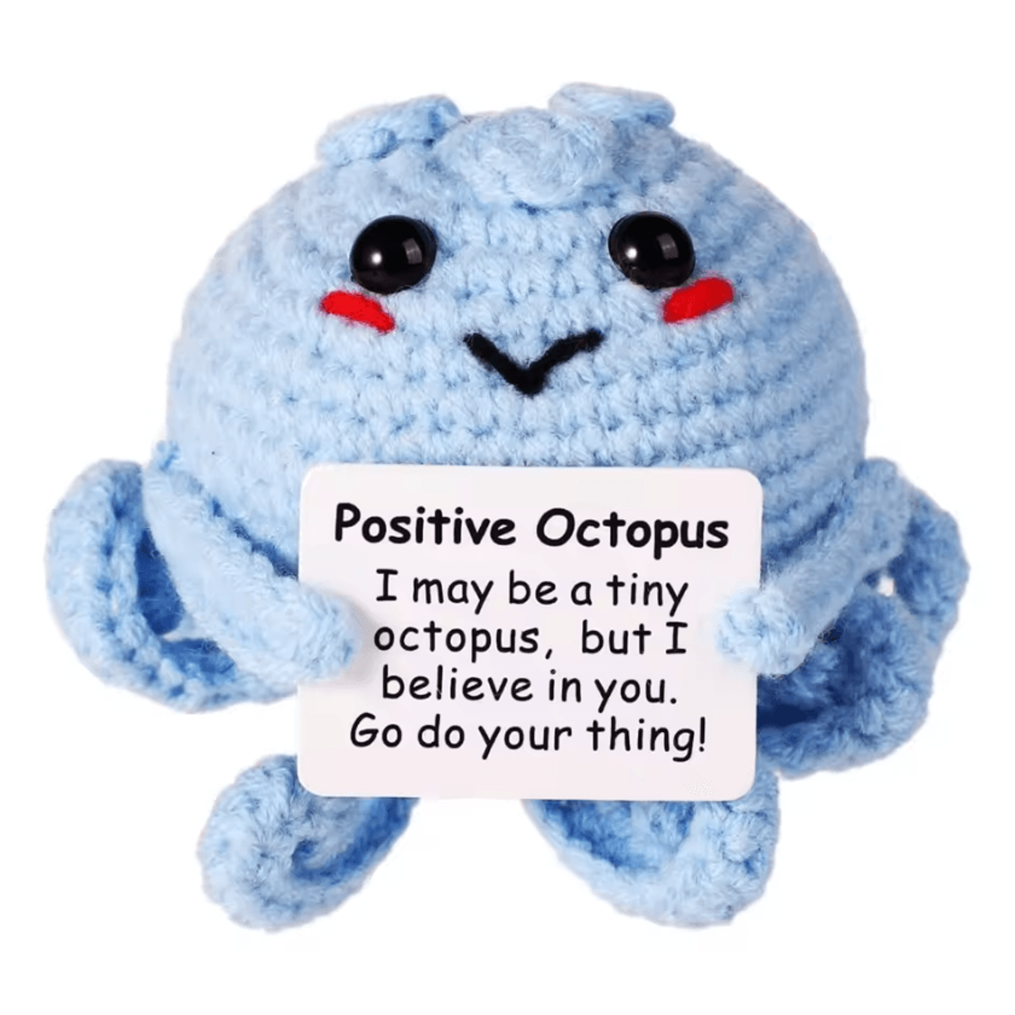 Handmade Emotional Support Crochet Plush  Mini Cute Crochet Desk Decor Gift 8