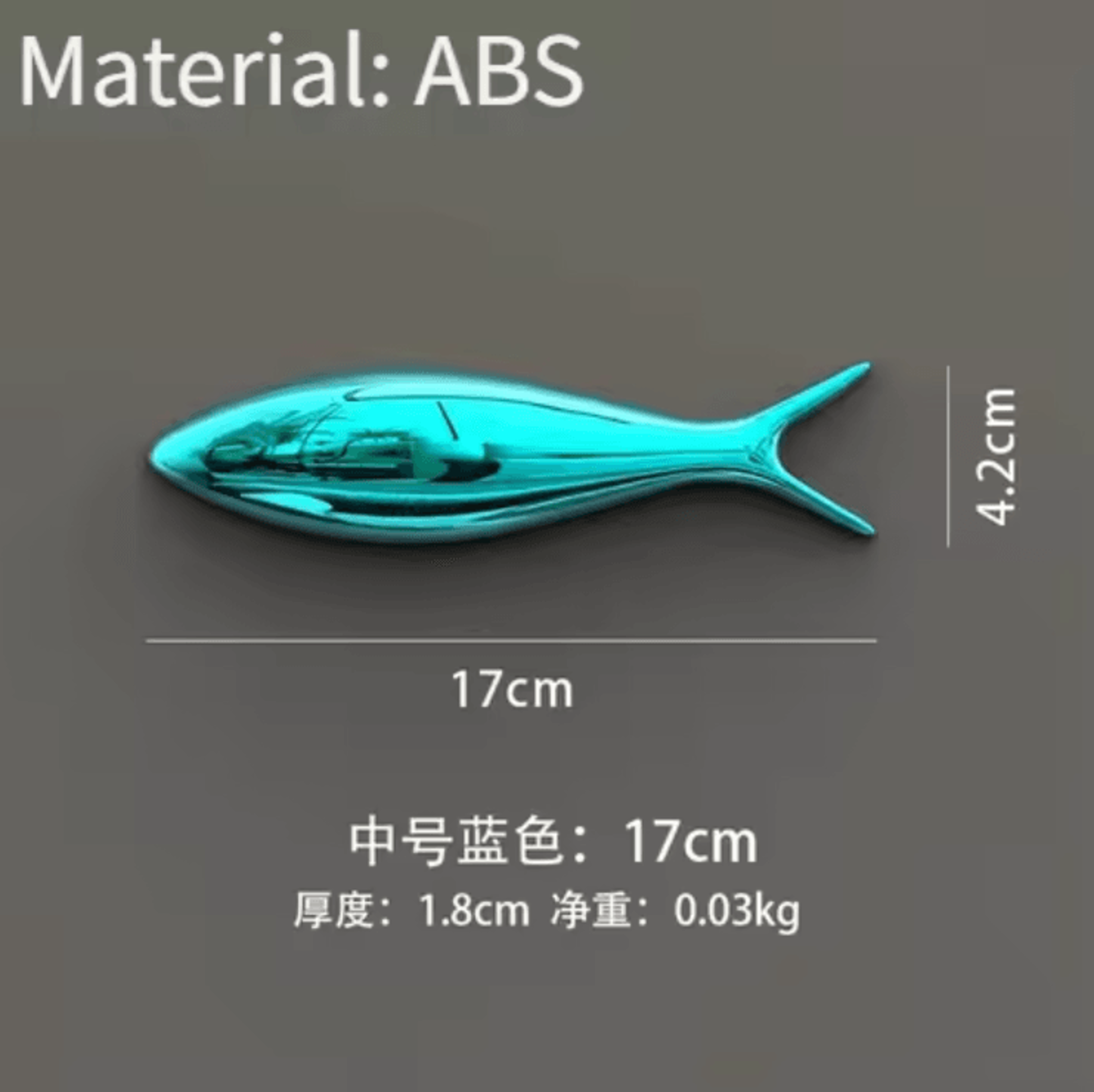 3D Electroplated Fish Wall Decor  Modern Metallic Ocean Art Pendant 8