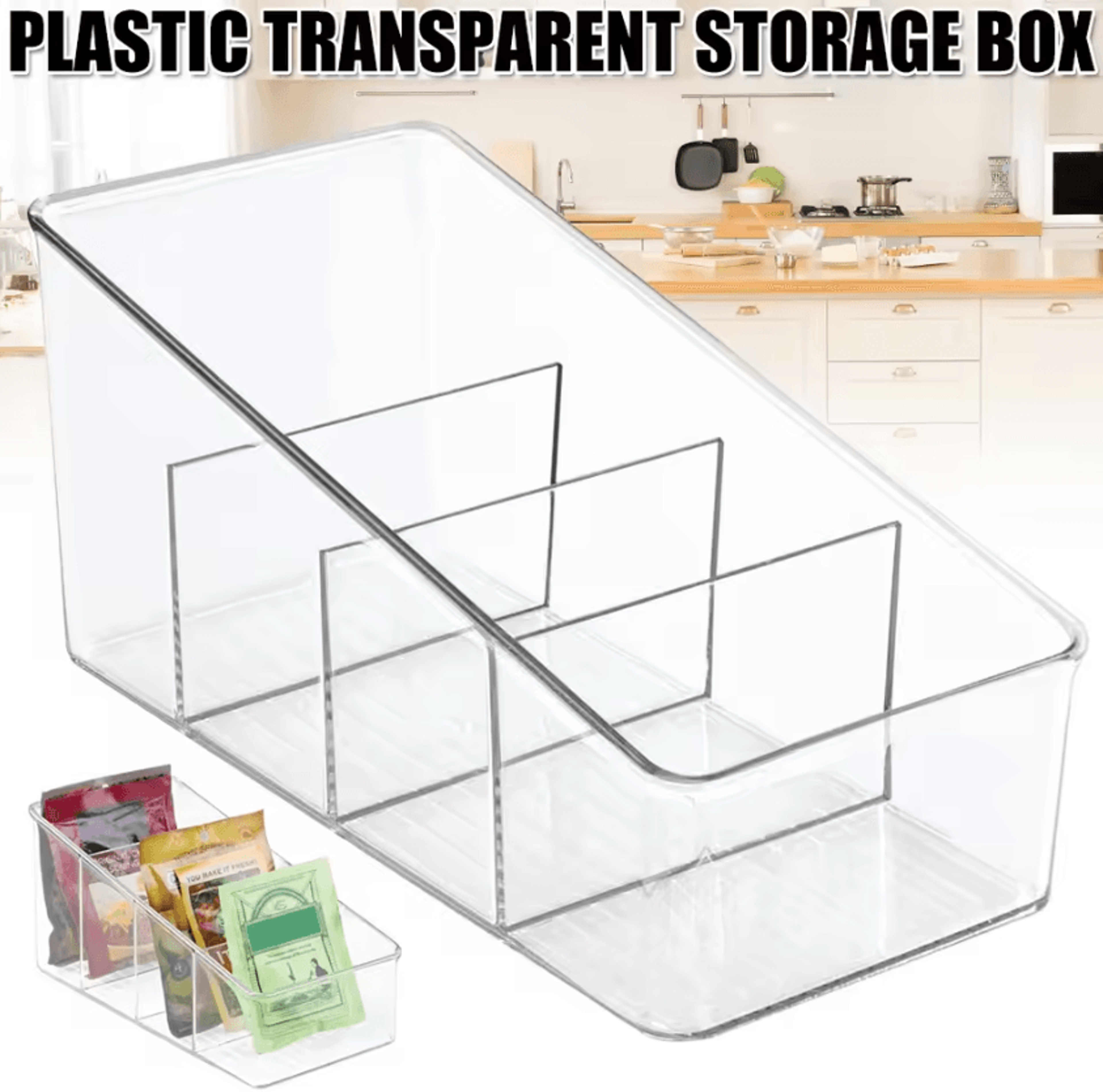 ClearStack 4 Layer Food Storage Organizer 4 Layer Food Storage Container Pantry Organizer Transpare 0